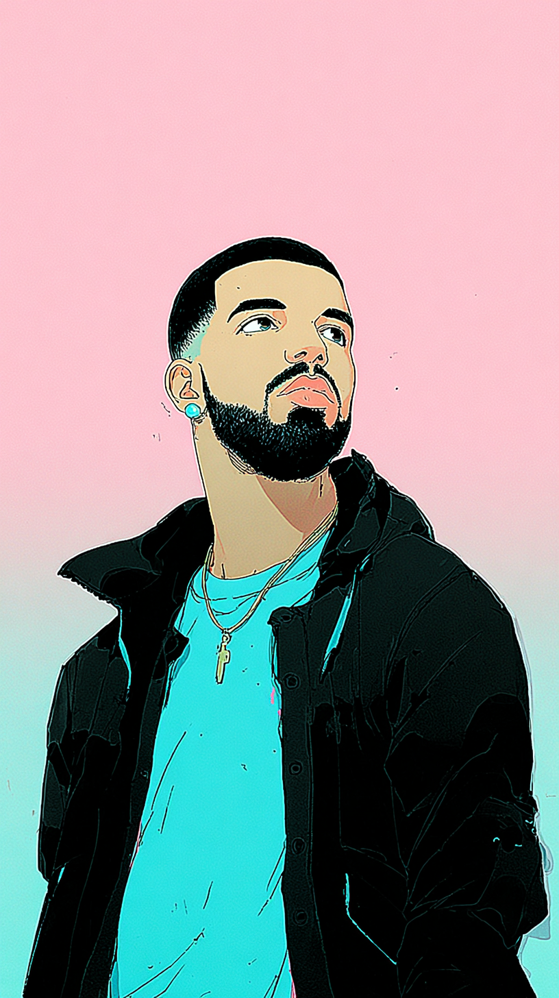 fond d'écran Drake iphone 16 pro gratuit