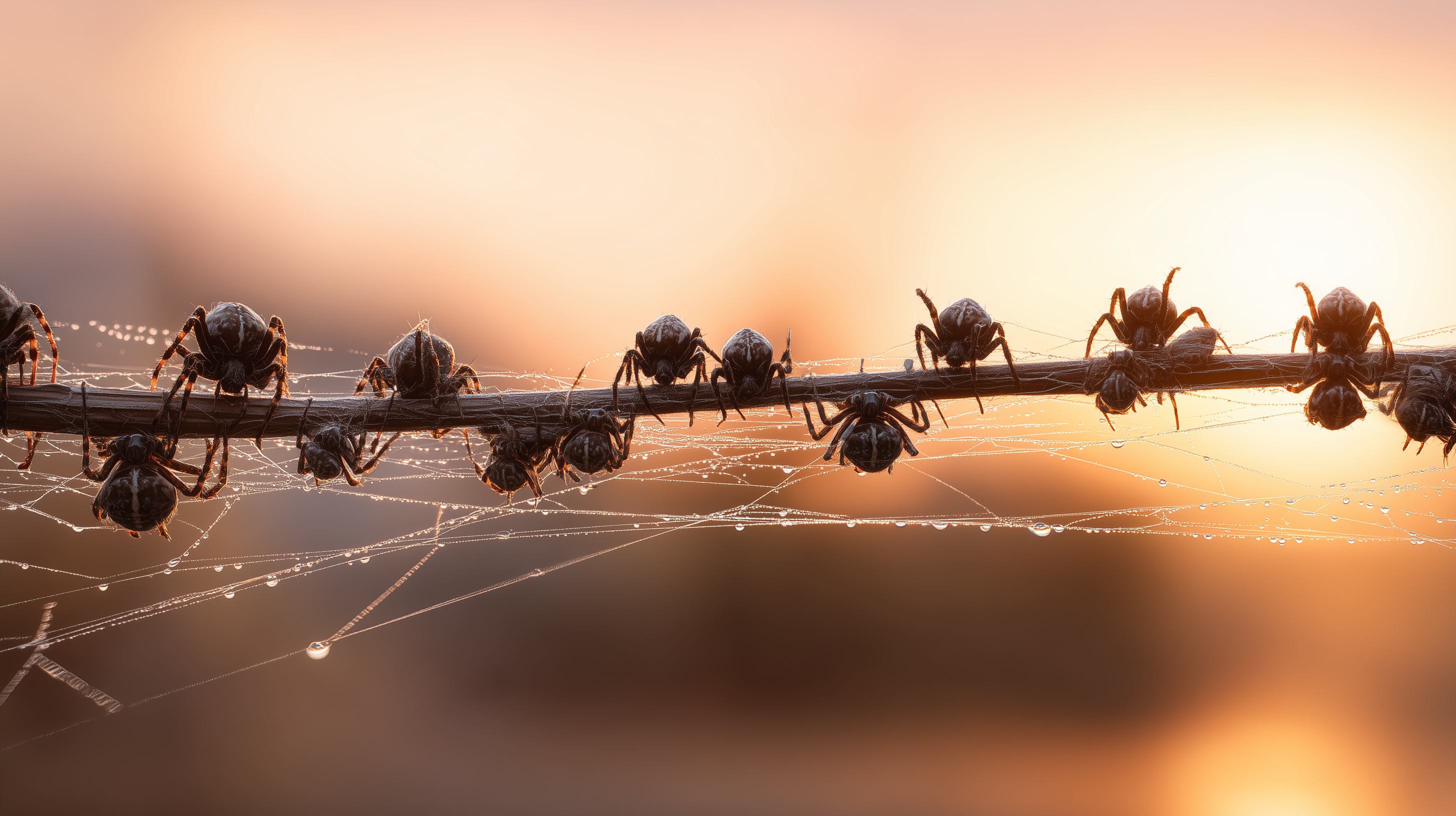 fond d'écran Araignée 3840x1080 téléchargement gratuit