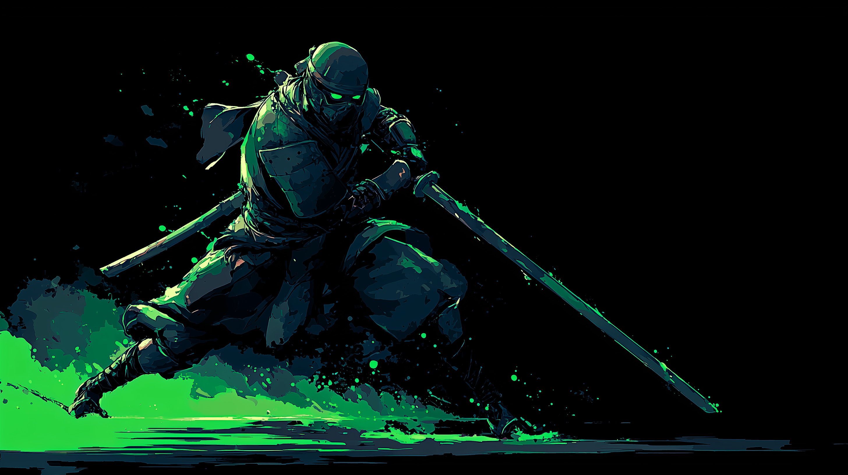 fond d'écran Ninja windows xp téléchargement gratuit