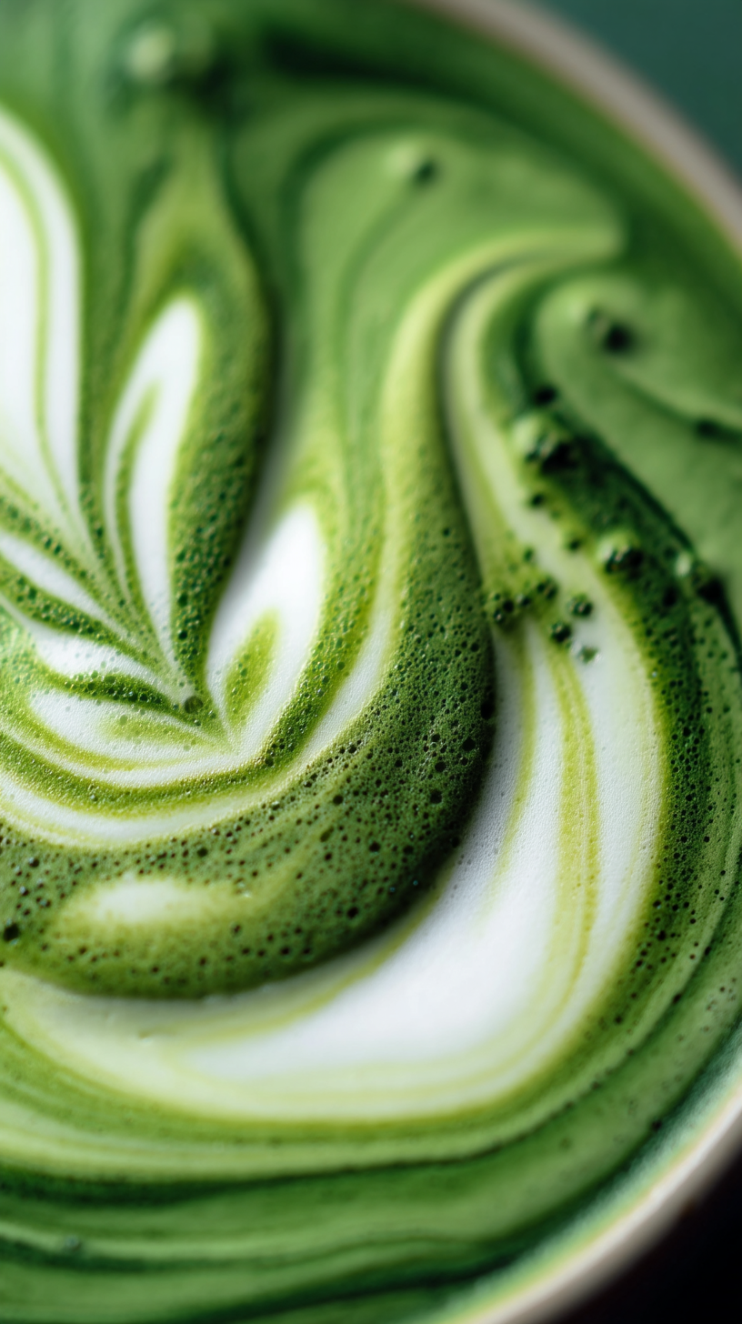 fond d'écran Matcha téléphone Realme gratuit