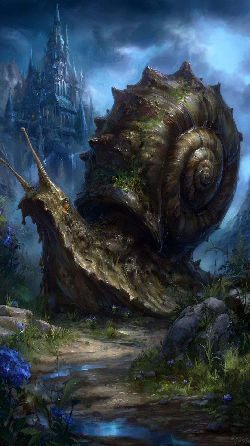 fond d'écran Escargot téléphone 4k gratuit