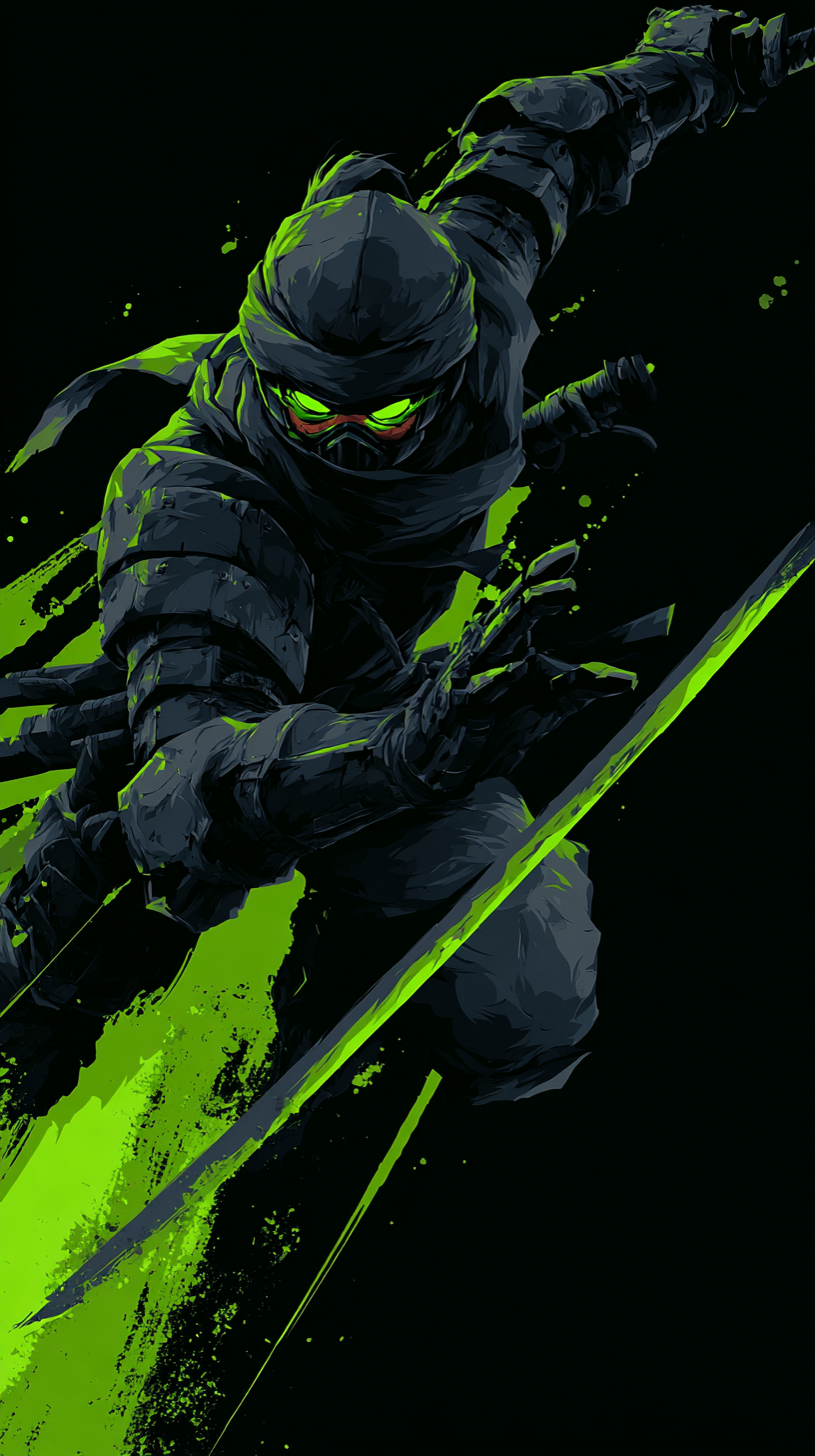 fond d'écran Ninja iphone ios gratuit