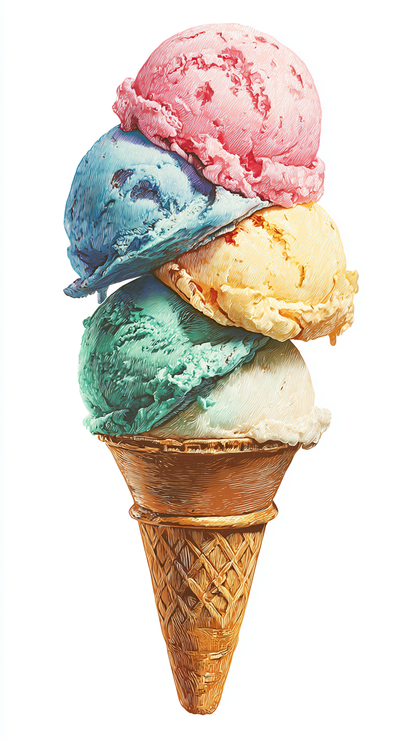 fond d'écran Crème glacée iphone ios gratuit