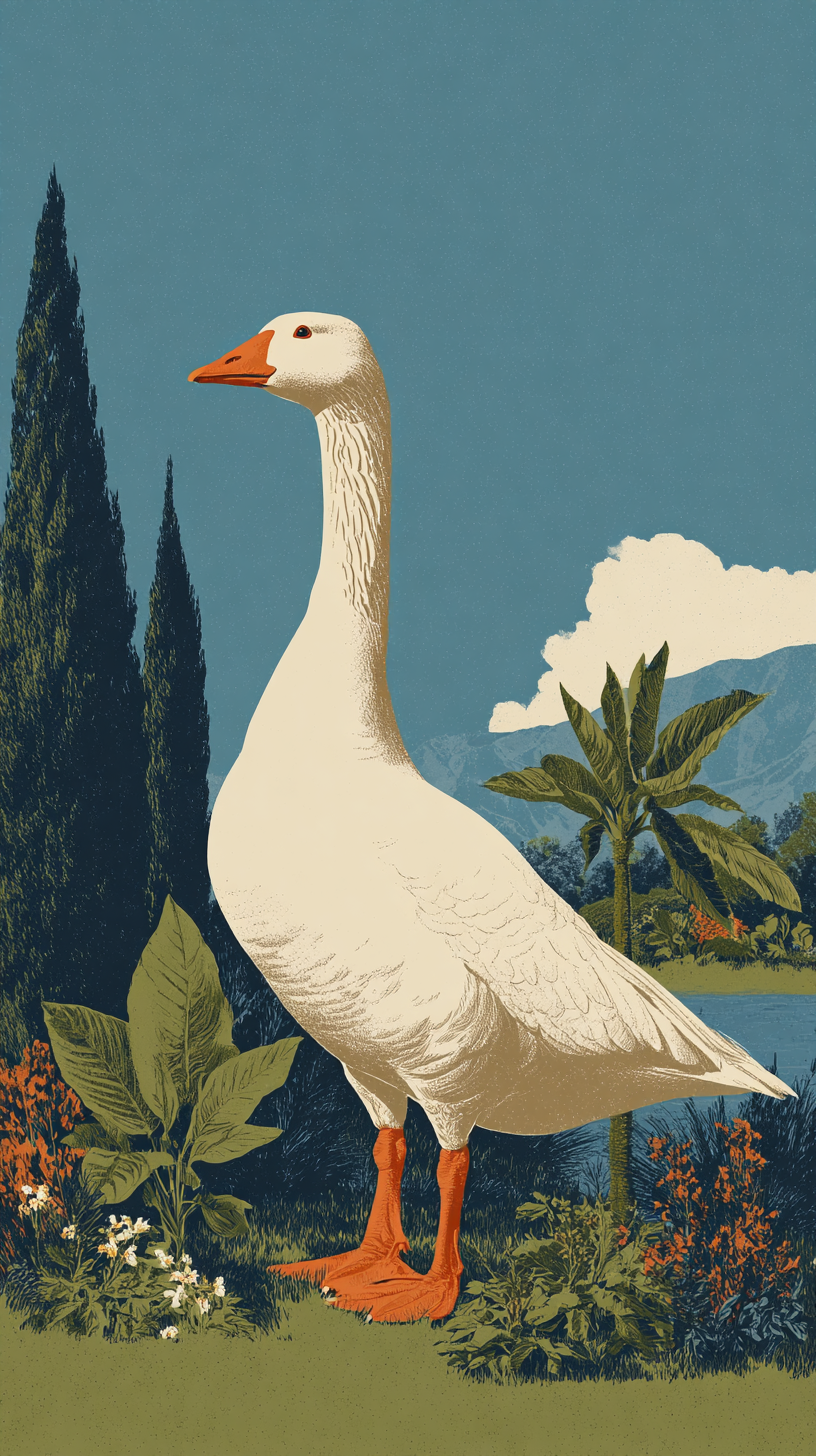 fond d'écran Oie de téléphone gratuit
