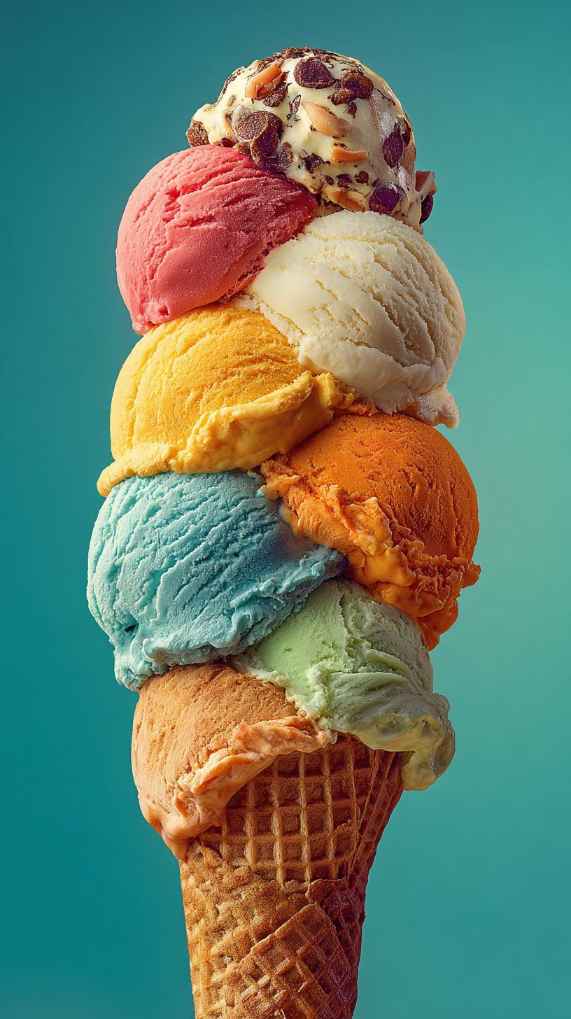 fond d'écran Crème glacée android gratuit sans filigrane