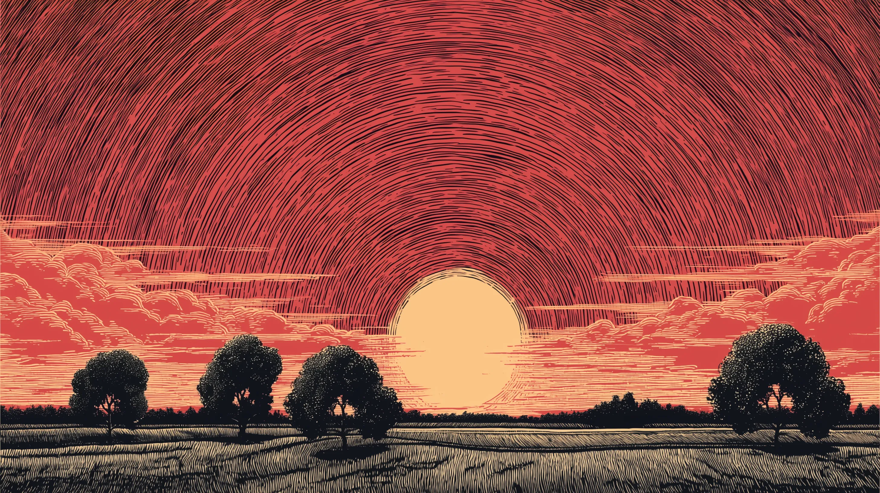 fond d'écran Coucher de Soleil updated 5k pc téléchargement gratuit