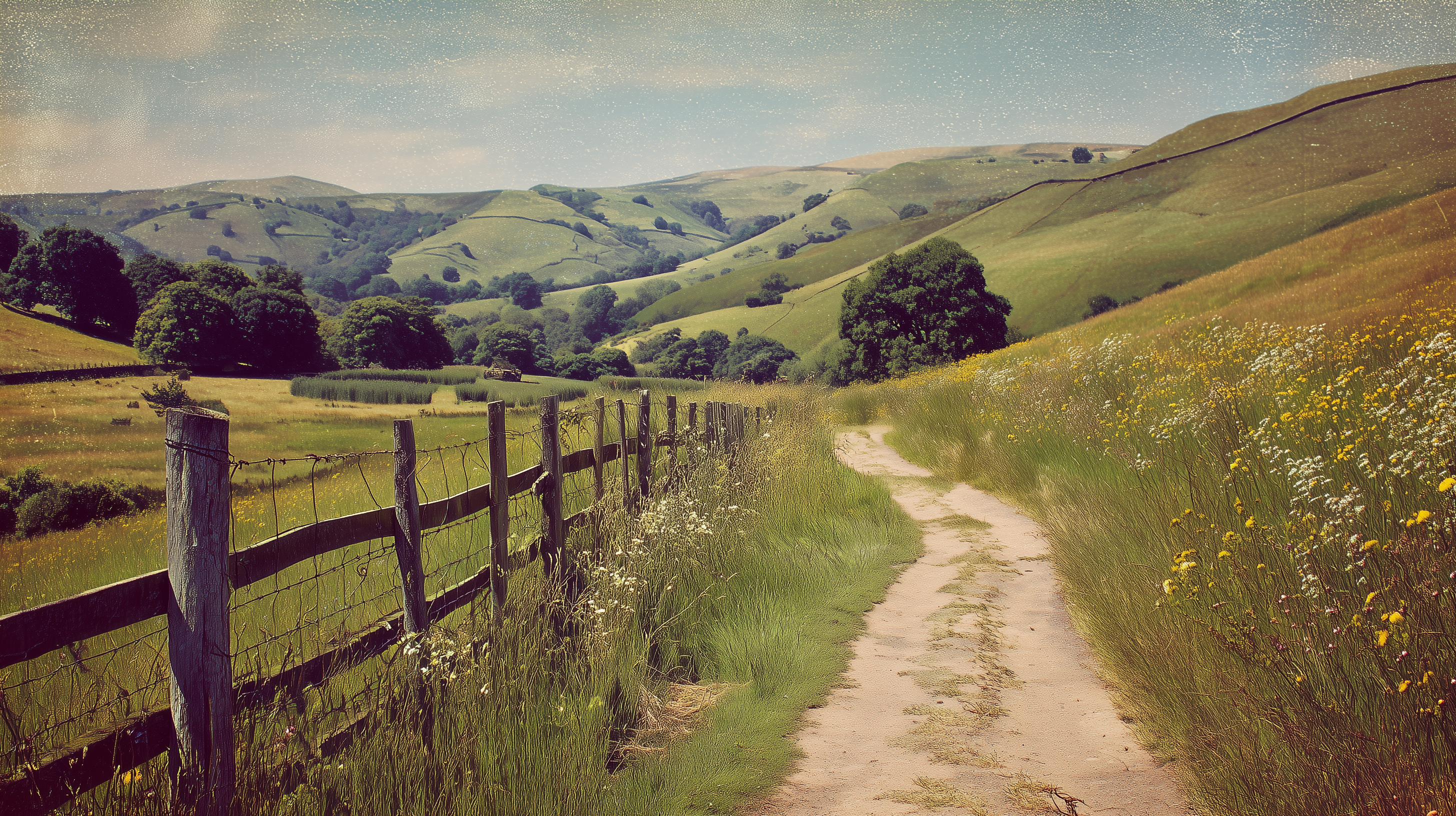 fond d'écran Campagne ultra large téléchargement gratuit