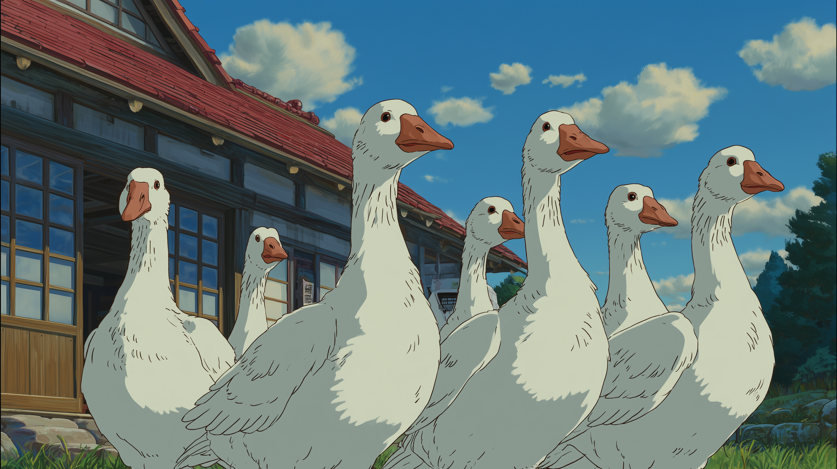 fond d'écran Oie 1440p 4k téléchargement gratuit