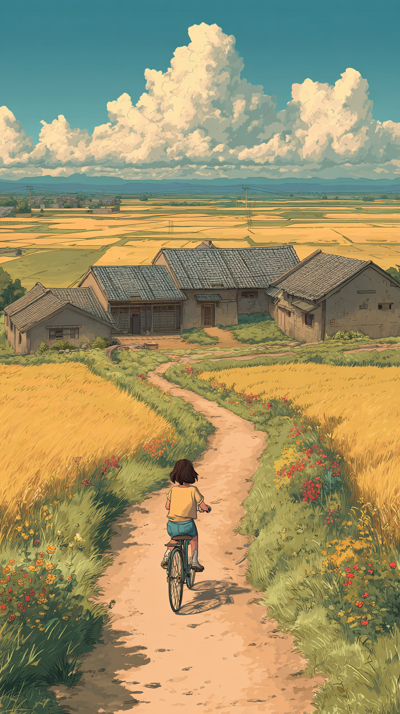 fond d'écran Campagne iphone 4k gratuit