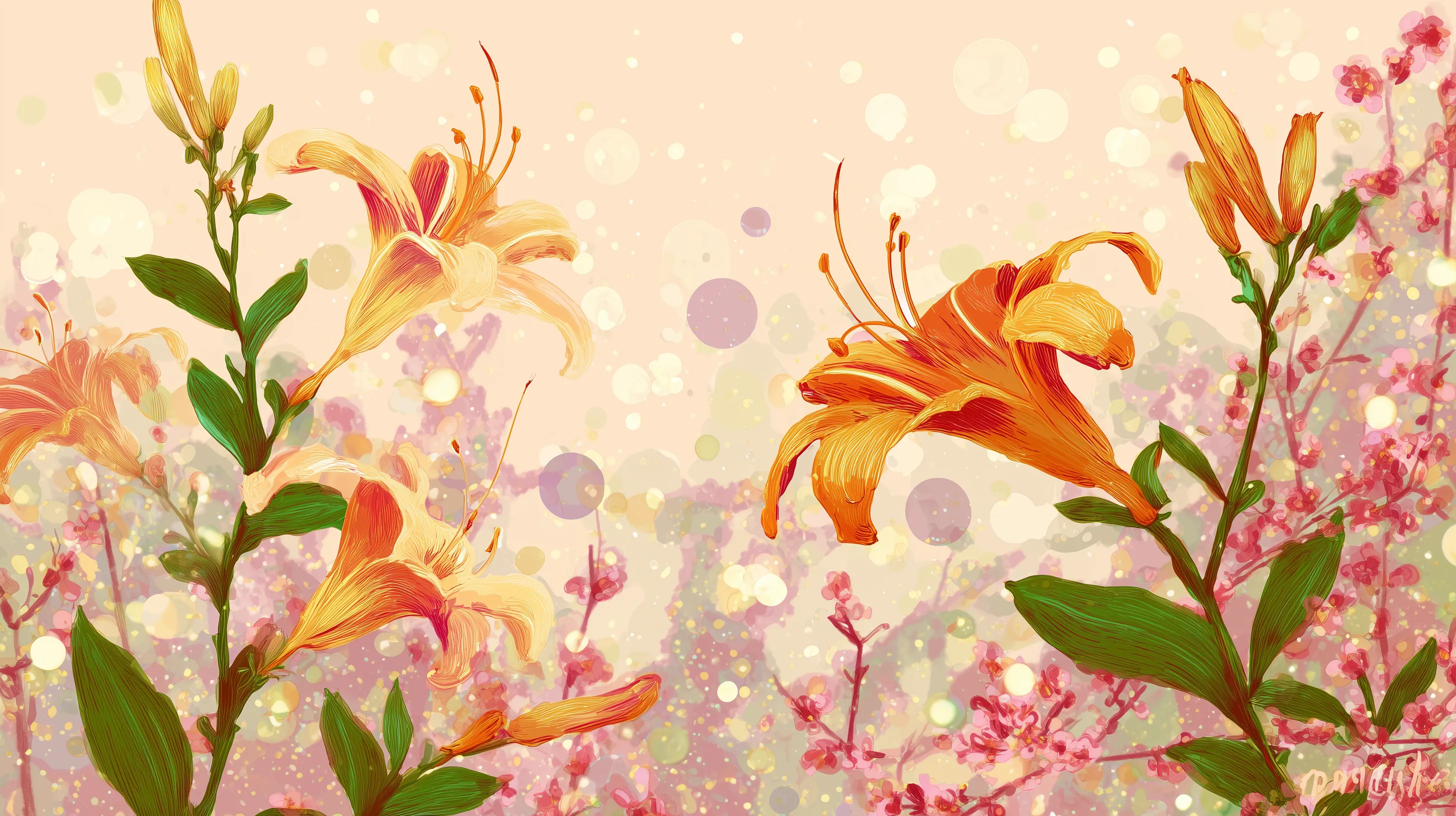 fond d'écran Lys updated pc 2560x1600 téléchargement gratuit