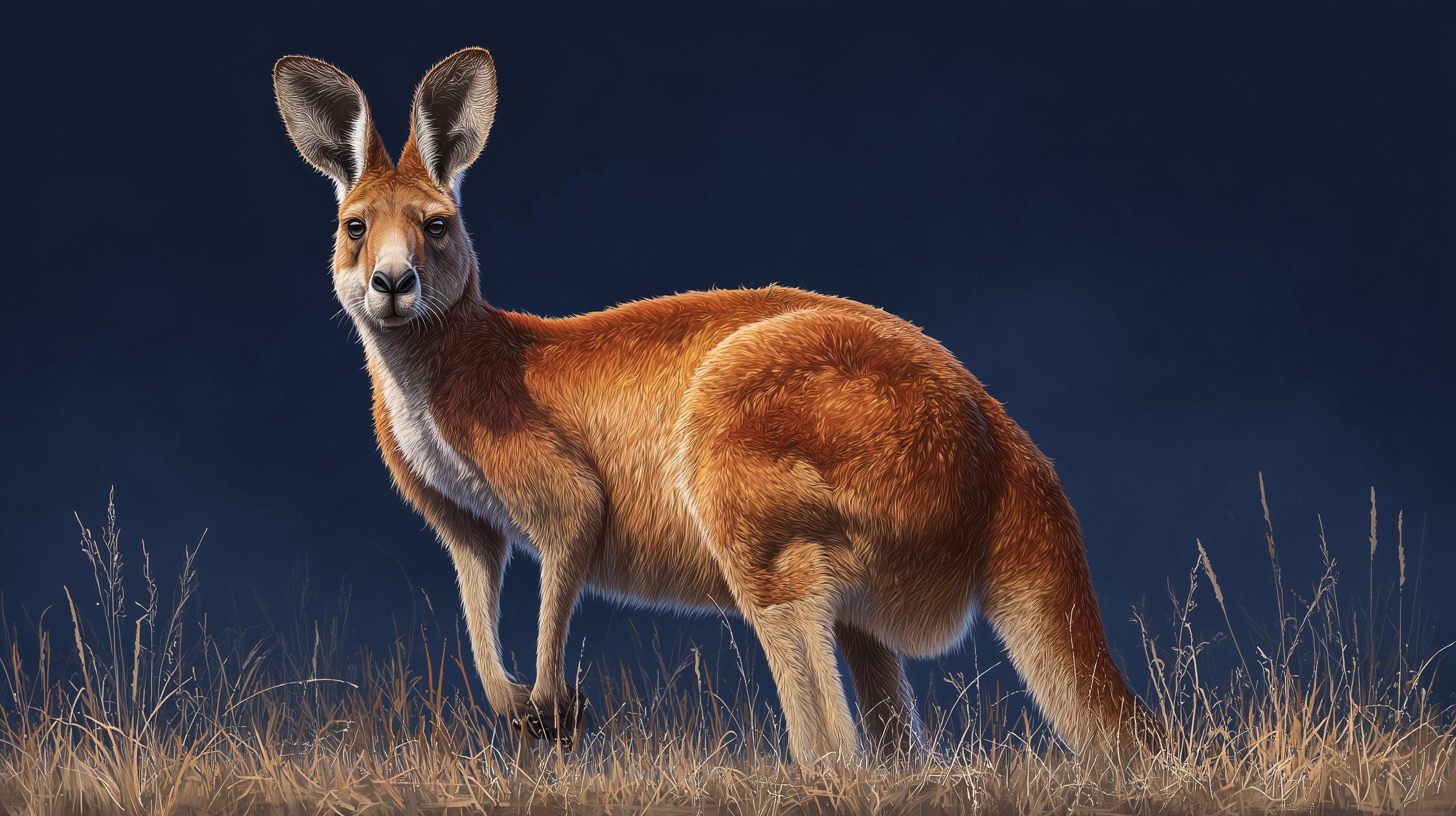 fond d'écran Kangourou pc windows 11 téléchargement gratuit