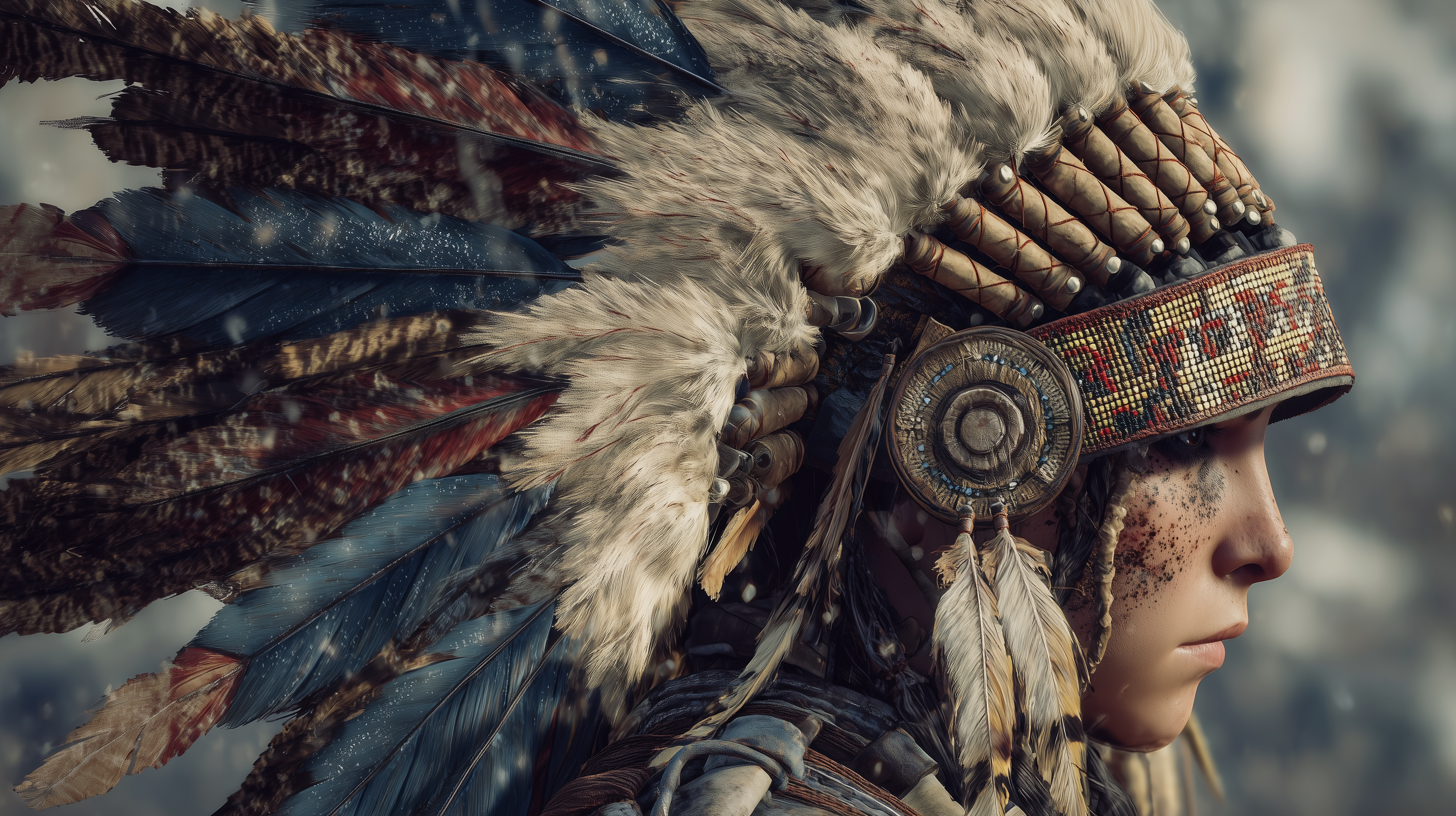 fond d'écran Amérindiens 5k pc téléchargement gratuit