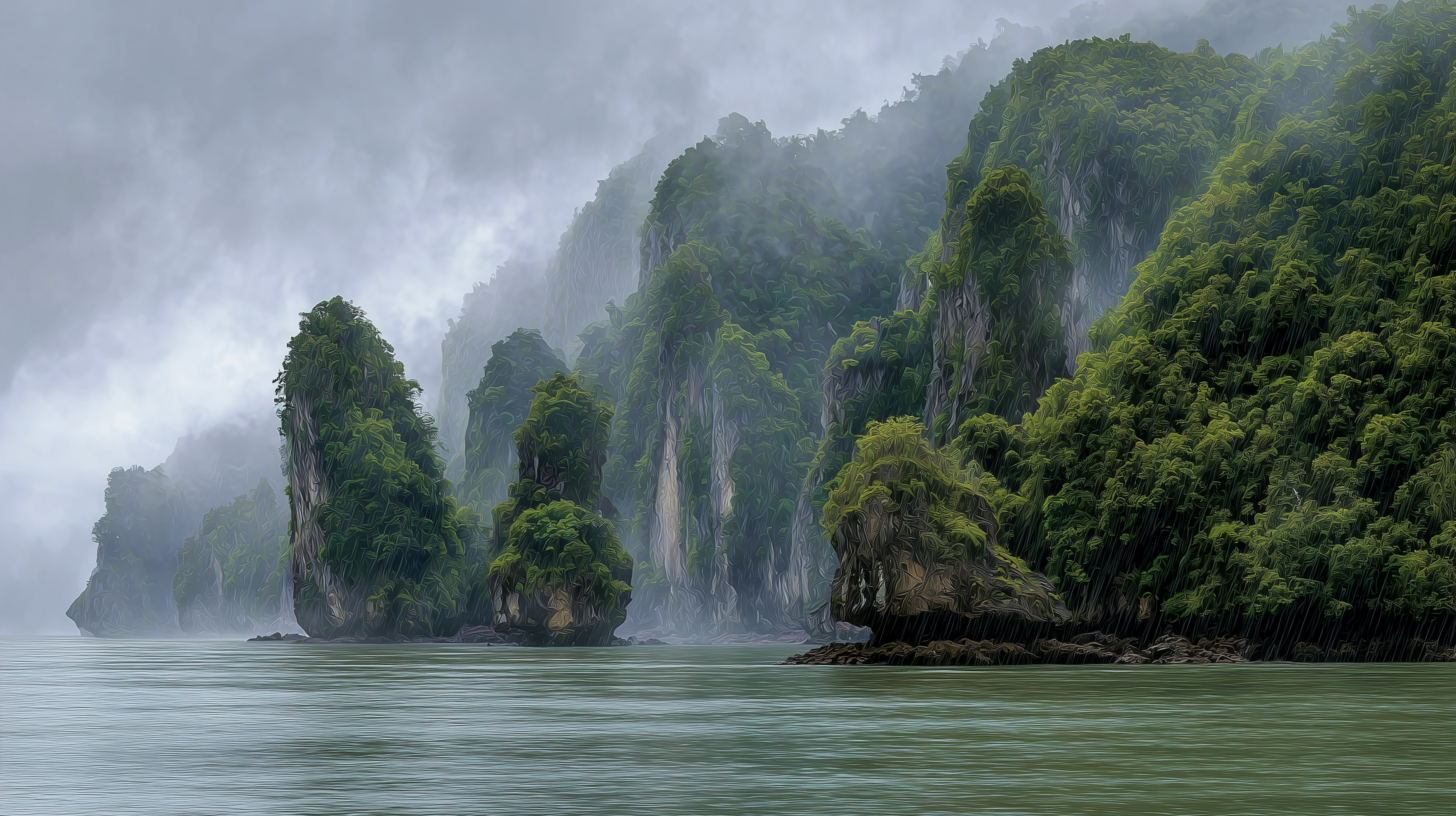 fond d'écran Rempart montagneux pc 4k 1920x1080 téléchargement gratuit