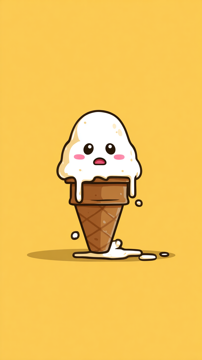 fond d'écran Crème glacée iphone 15 pro max 4k gratuit