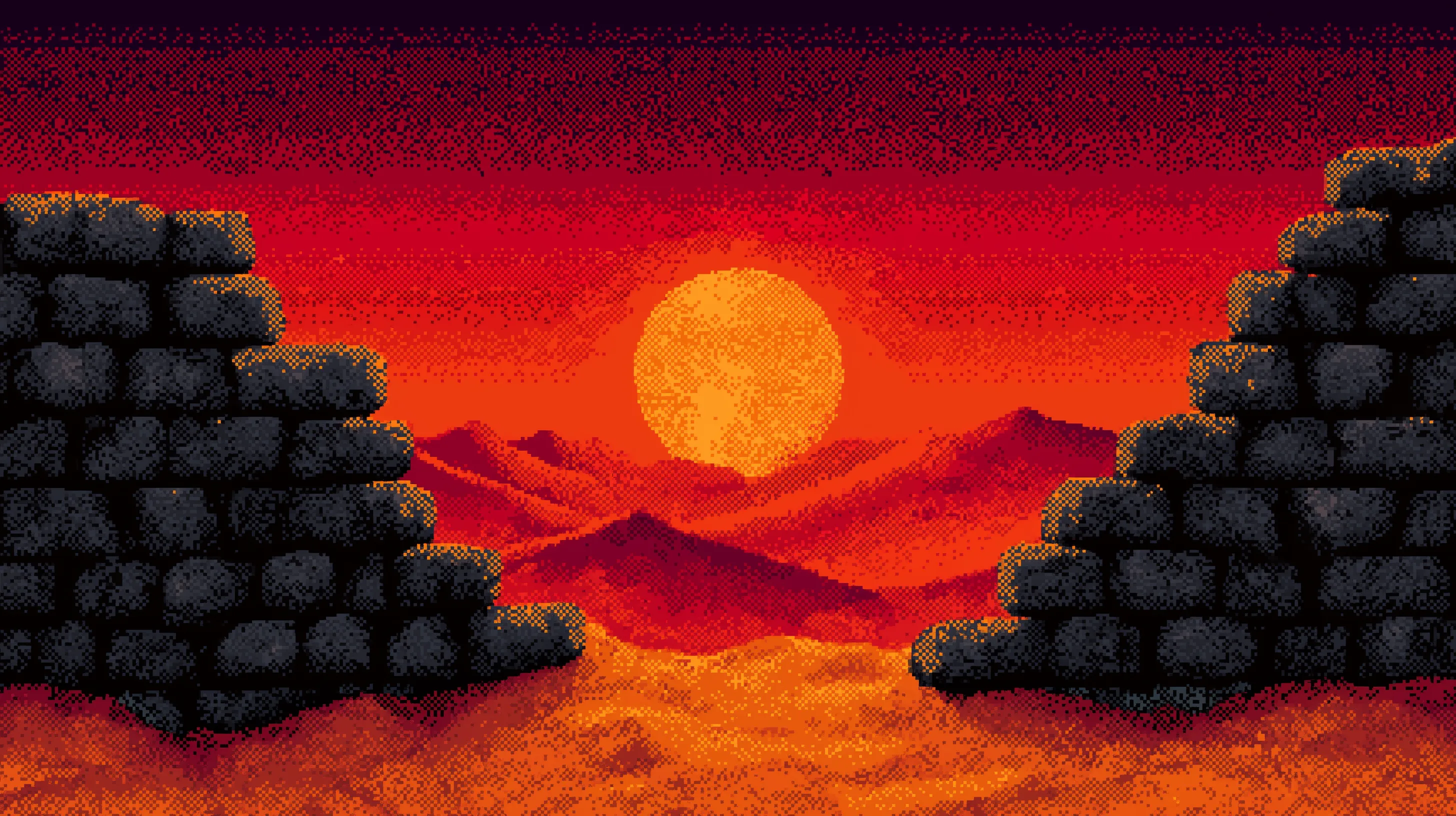 fond d'écran Coucher de Soleil updated MSI téléchargement gratuit