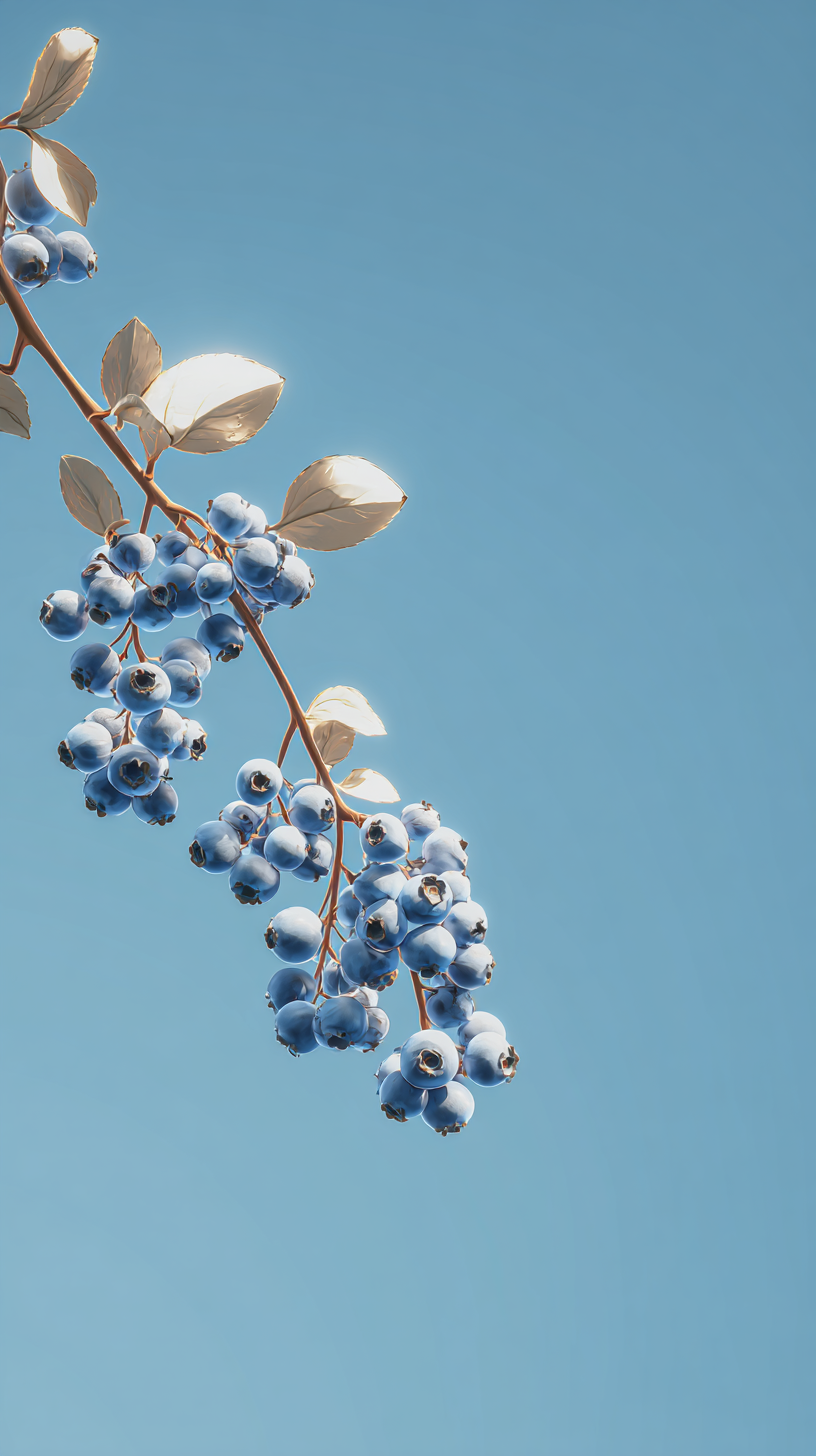 fond d'écran myrtille téléphone Sony gratuit