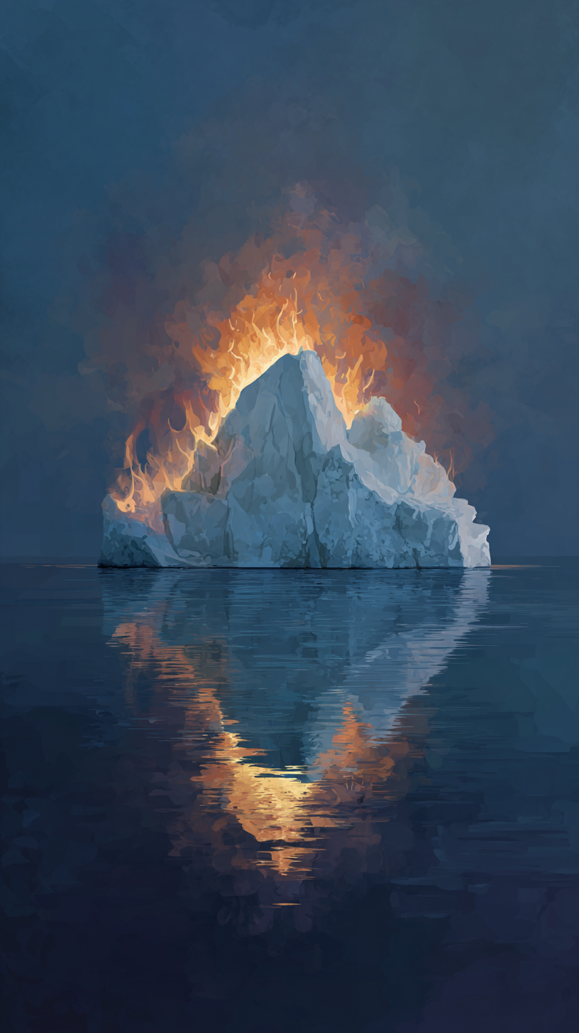 fond d'écran feu et eau xiaomi gratuit télécharger haute qualité