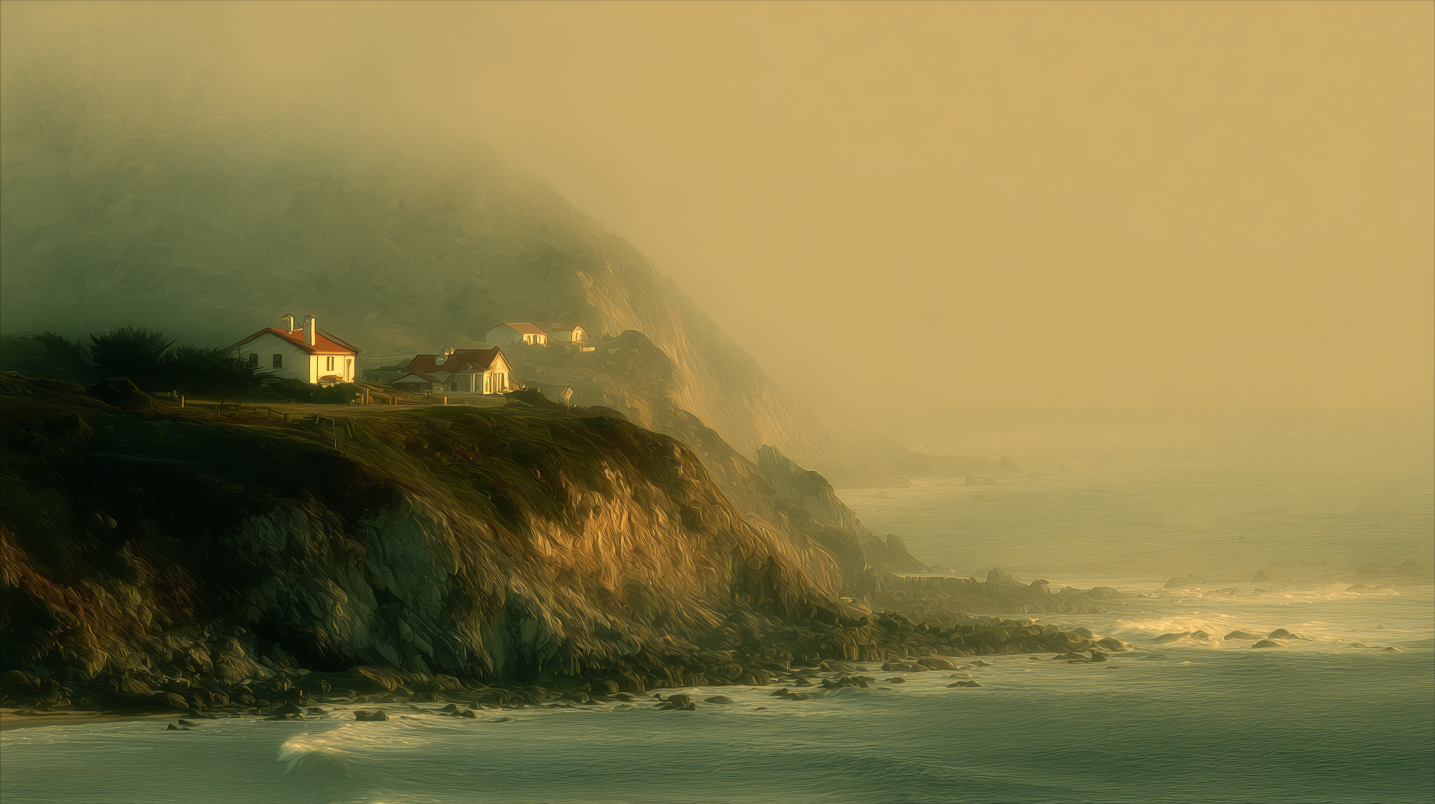 fond d'écran Rempart montagneux windows téléchargement gratuit