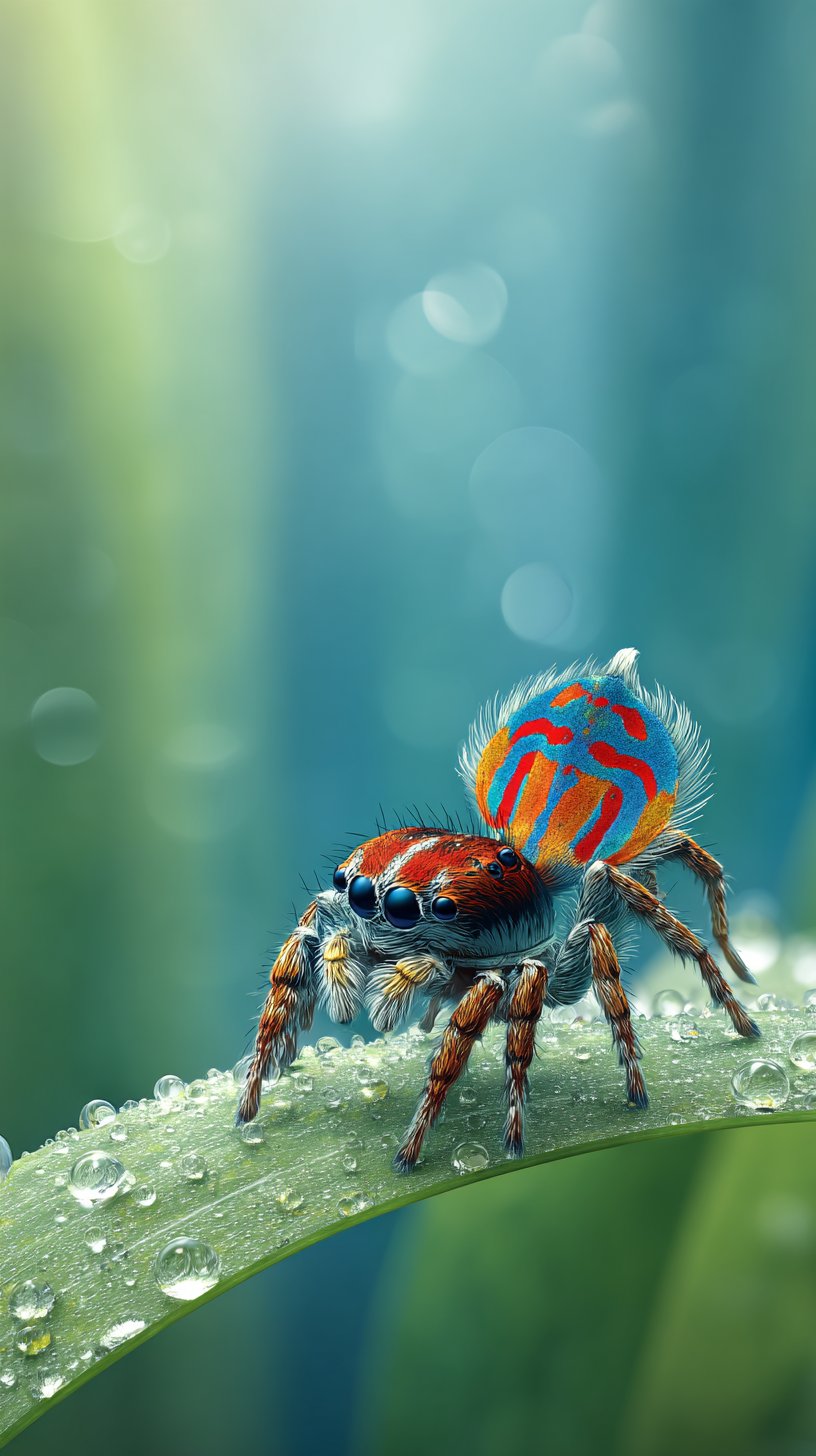 fond d'écran Araignée iphone 15 pro gratuit