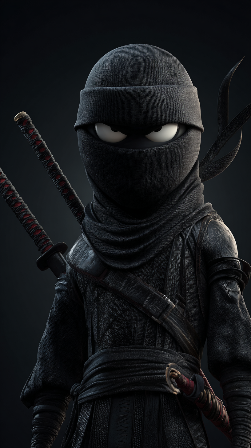 fond d'écran Ninja iphone 16 plus gratuit