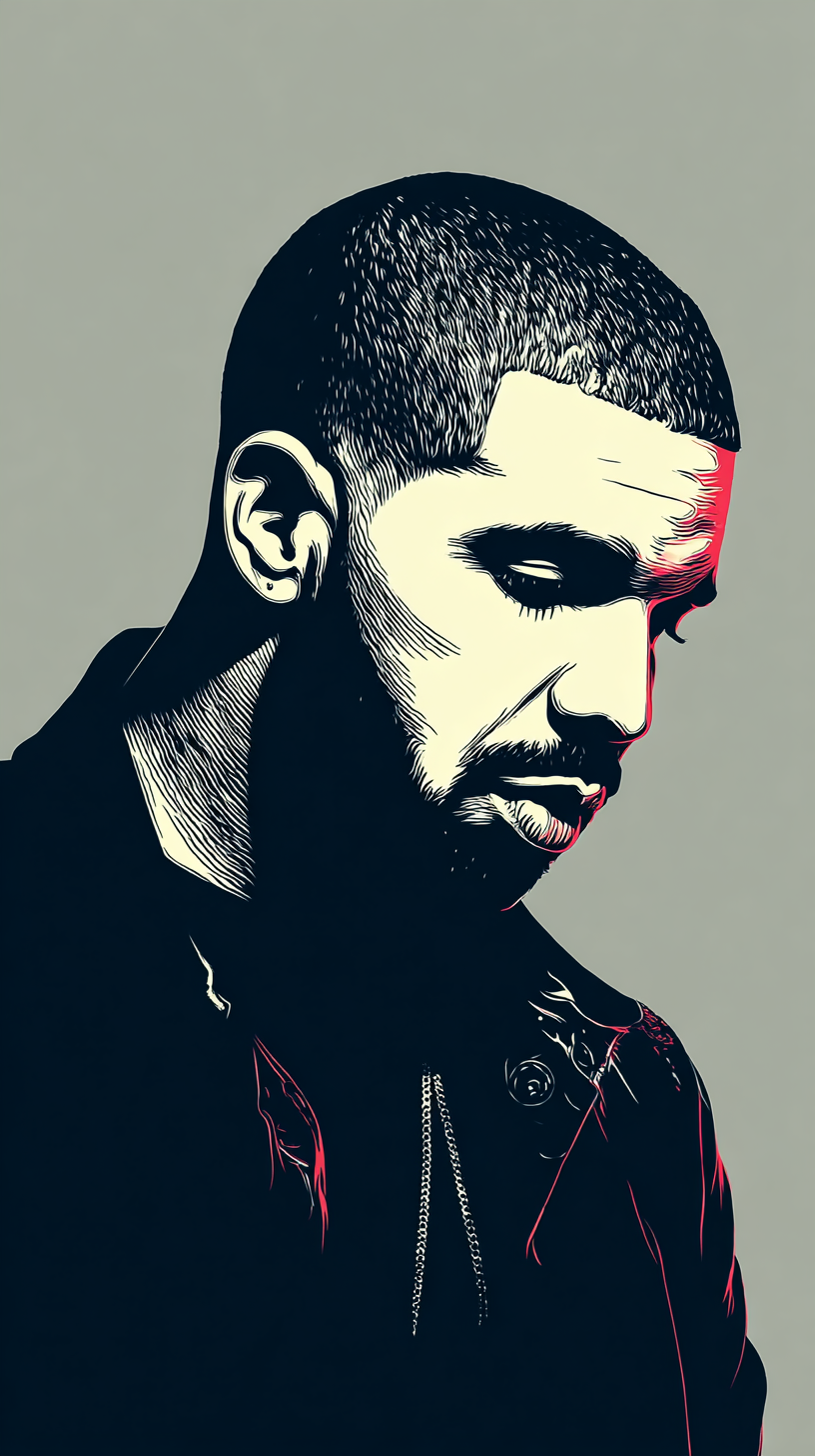 fond d'écran Drake iphone 8 télécharger gratuit