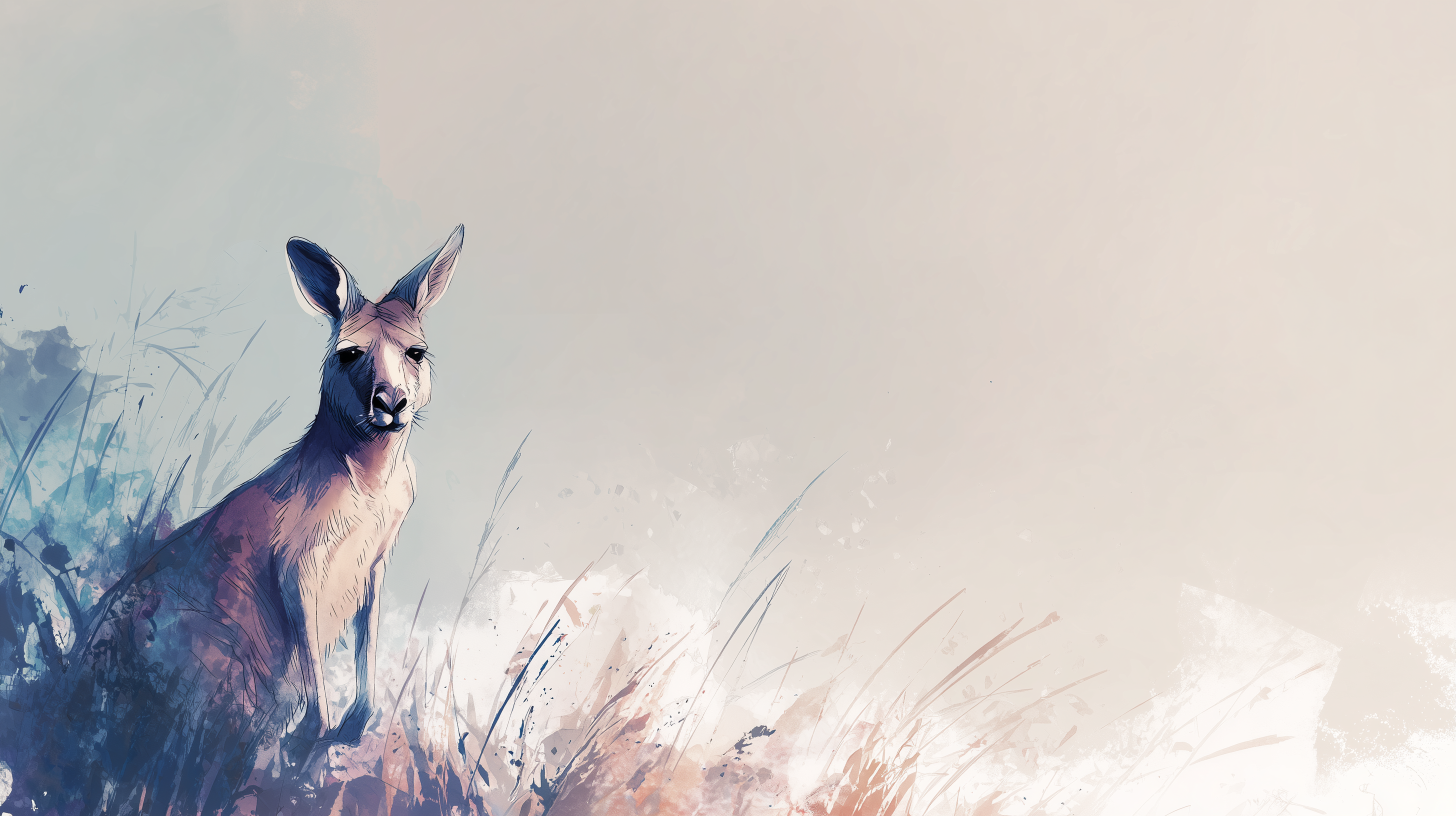 fond d'écran Kangourou mac apple téléchargement gratuit