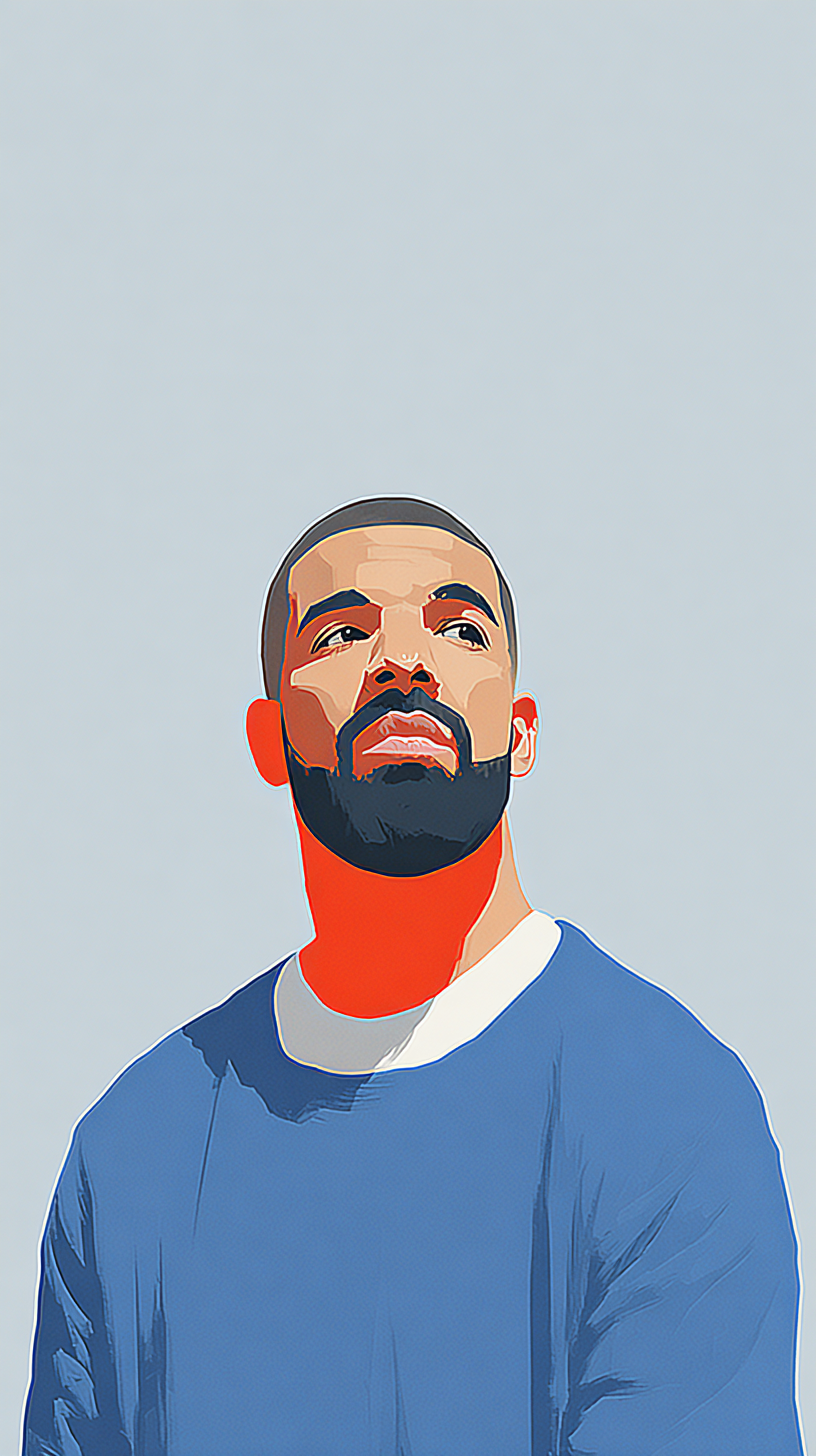 fond d'écran Drake iphone ios gratuit