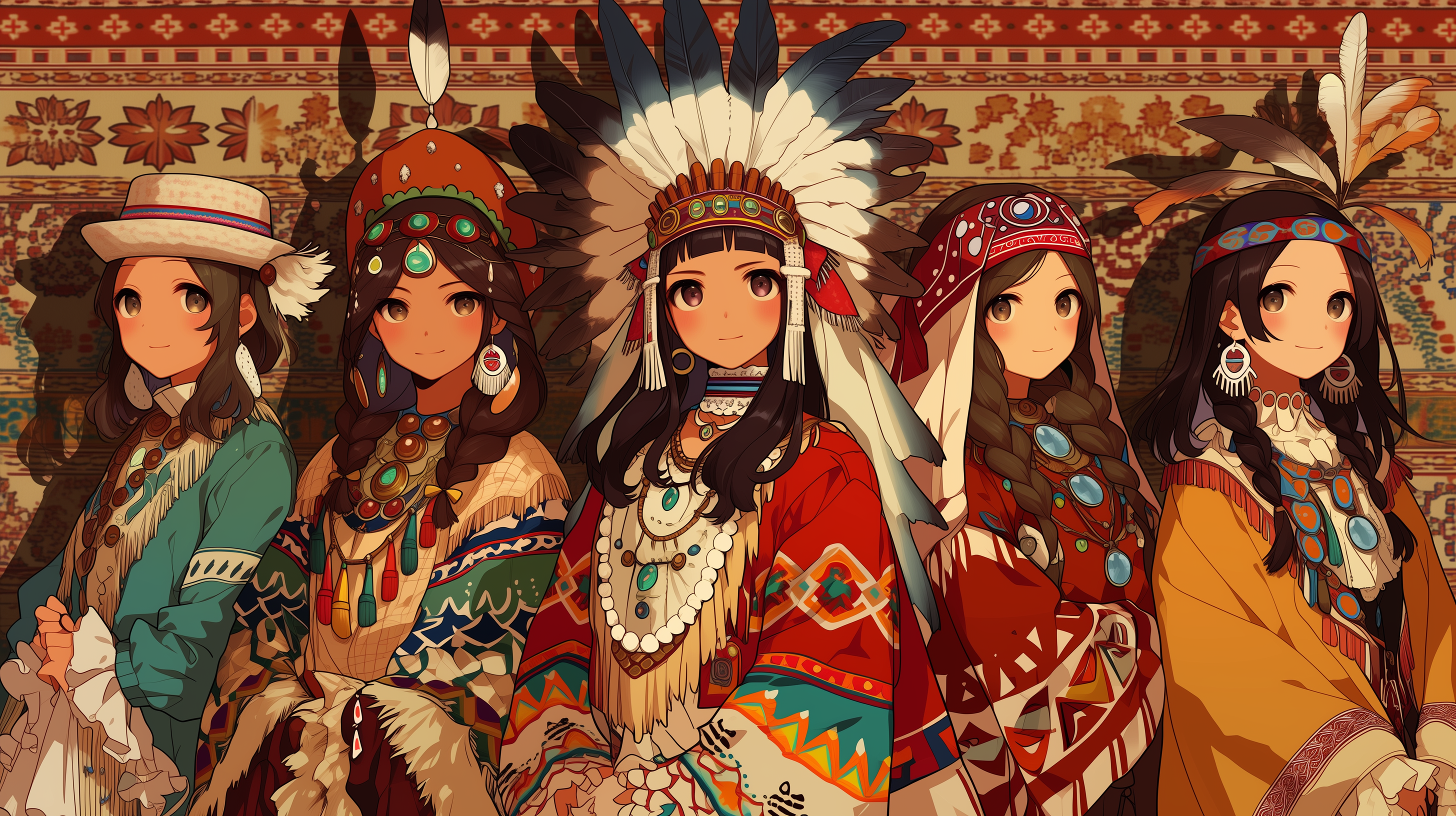 fond d'écran Amérindiens pc 1920x1080 hd téléchargement gratuit