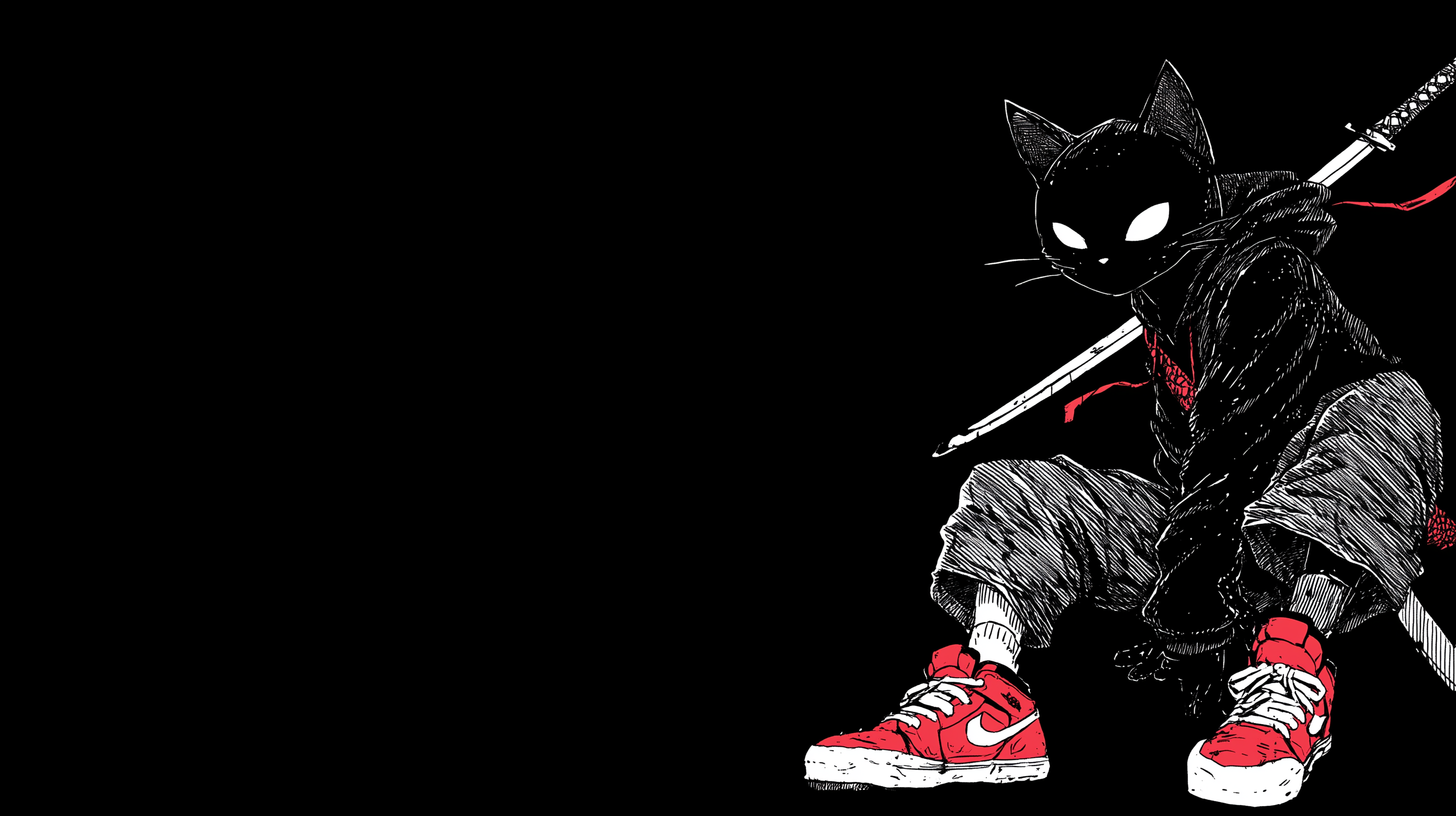 fond d'écran Ninja ultra hd 4k téléchargement gratuit