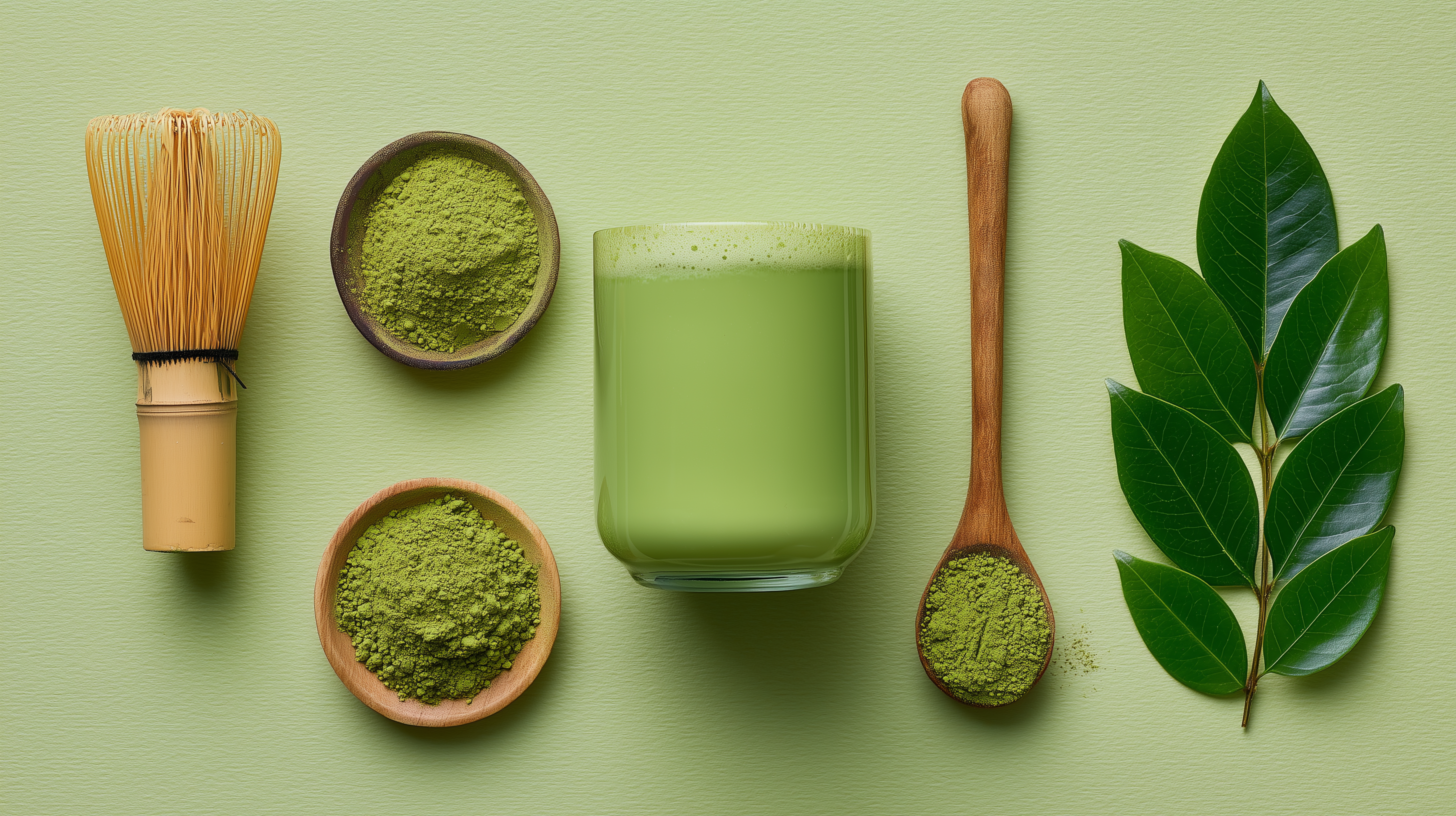 fond d'écran Matcha pc 1920x1080 téléchargement gratuit