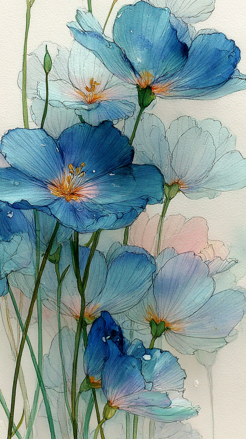 fond d'écran Linum lewisii xiaomi gratuit