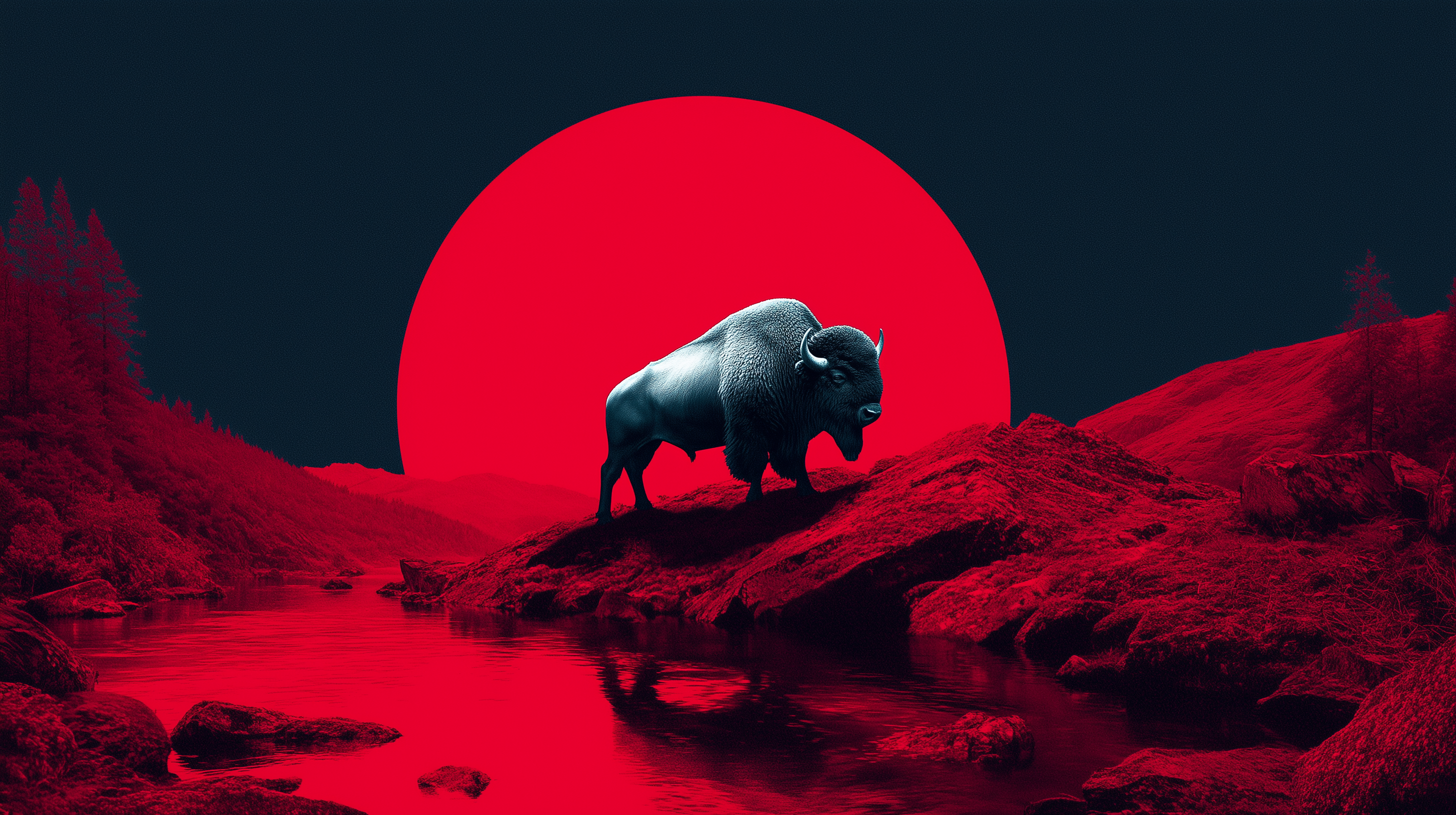 fond d'écran Bison mac os téléchargement gratuit