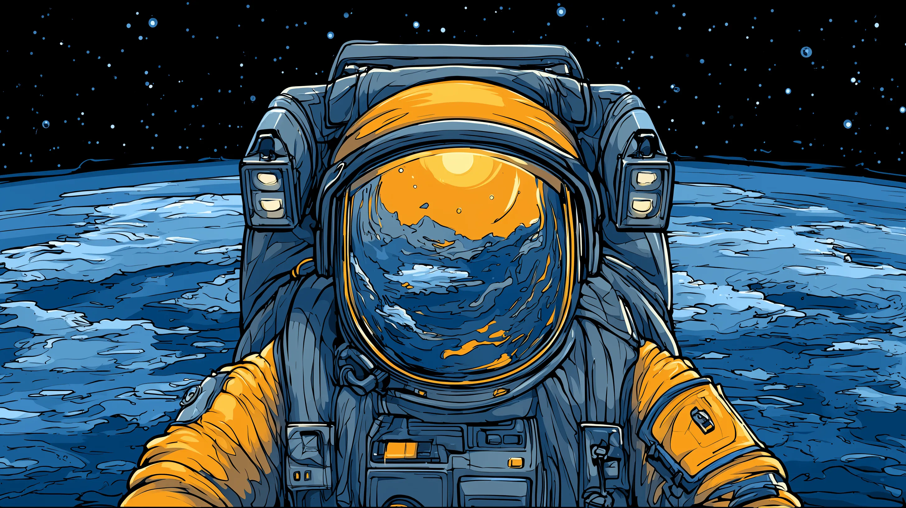 Sfondo astronauta aggiornato per Acer, download gratuito