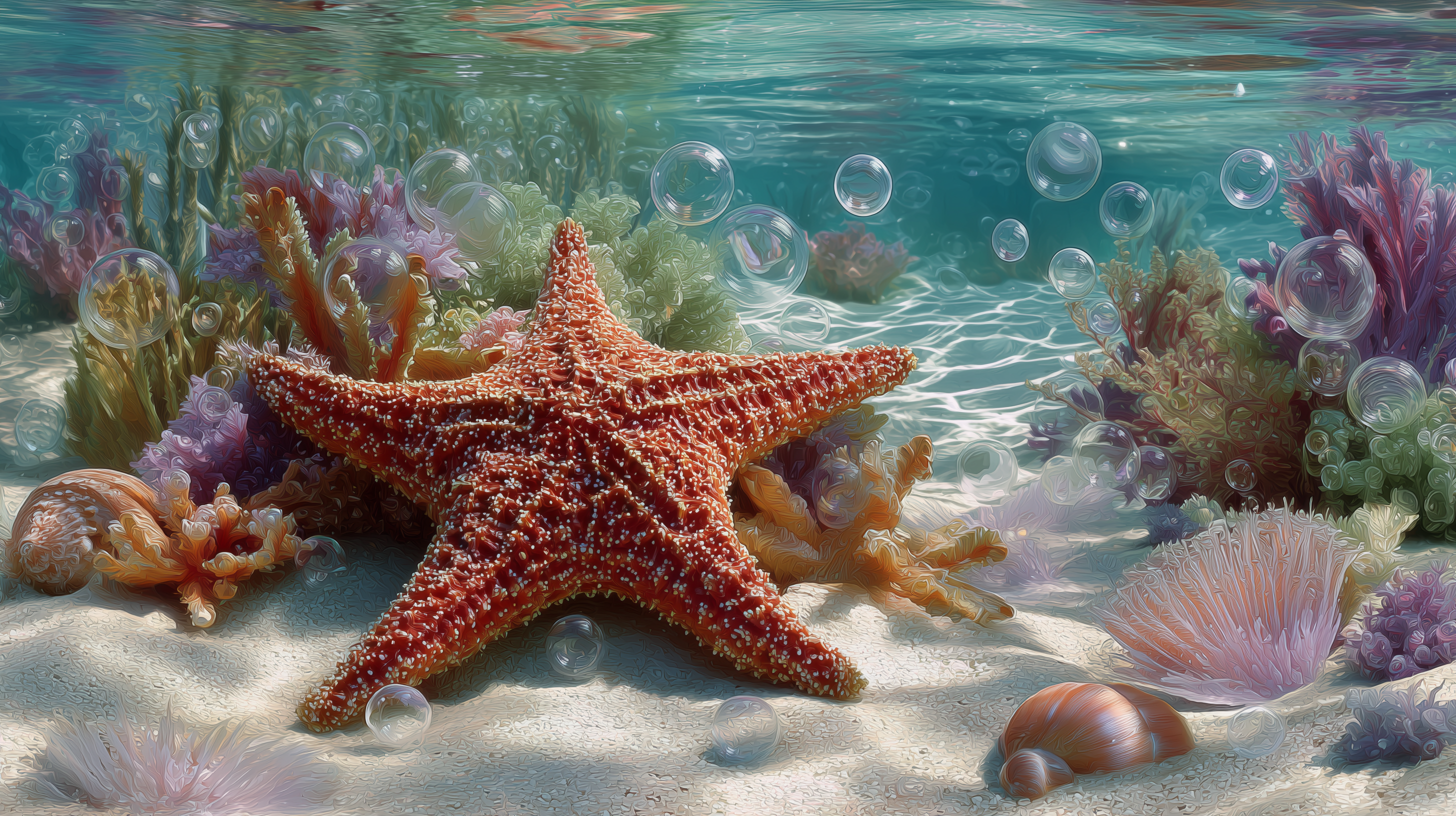 fond d'écran Étoile de mer Lenovo téléchargement gratuit