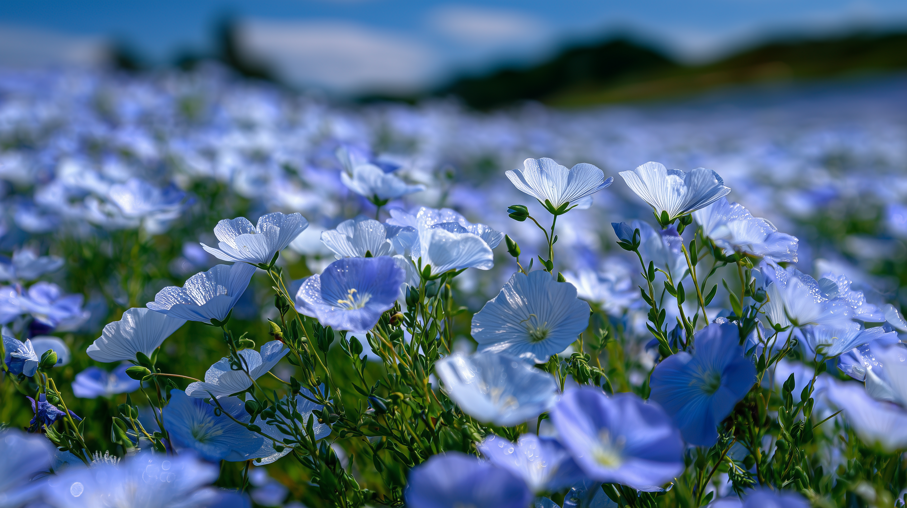 fond d'écran Linum lewisii windows 10 1920x1080 téléchargement gratuit