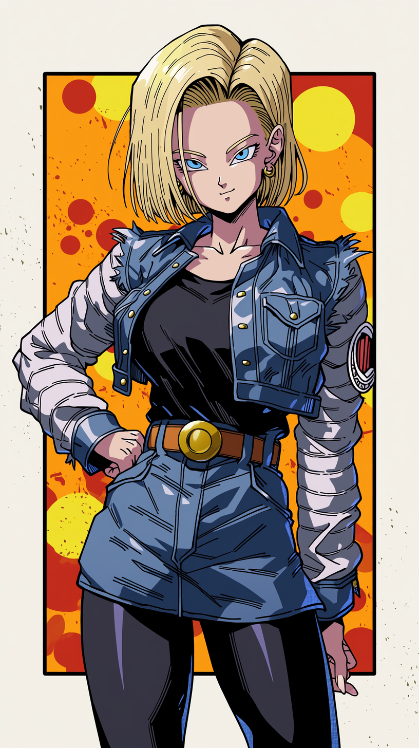 fond d'écran Android 18 iphone original gratuit