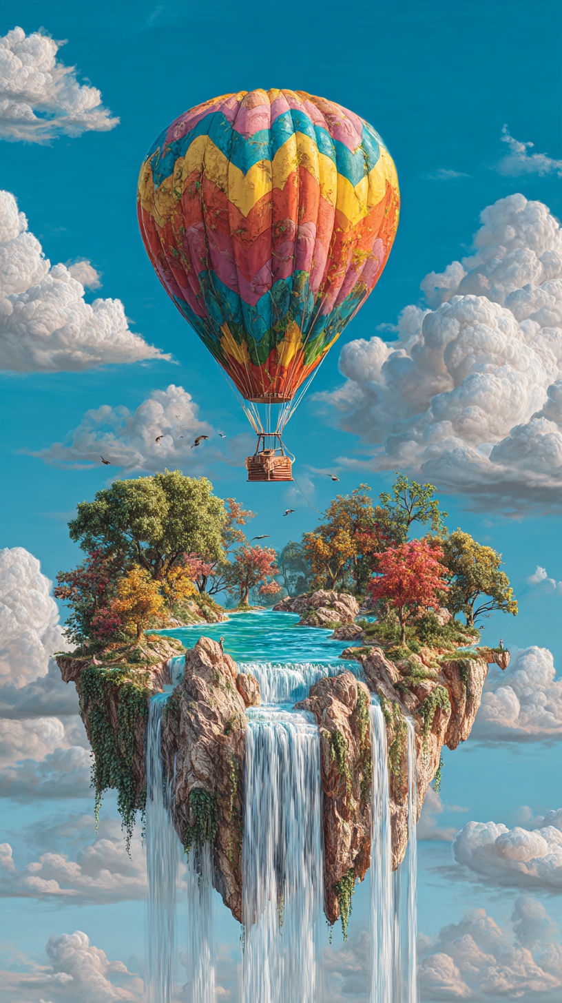 fond d'écran montgolfière de téléphone gratuit