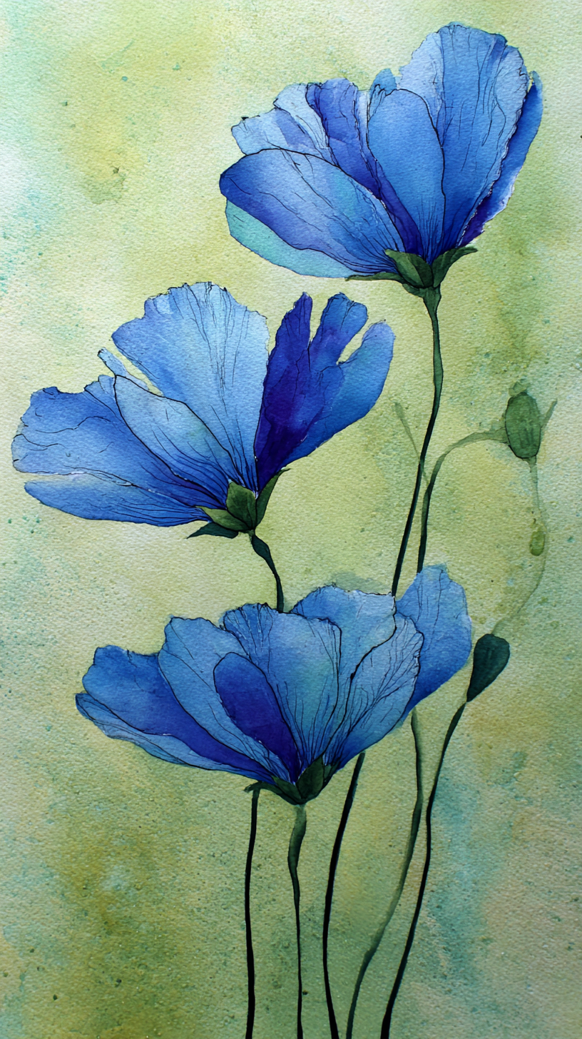 fond d'écran Linum lewisii iphone 17 pro max gratuit