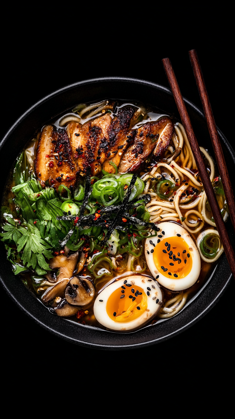 fond d'écran Rāmen iphone 16 pro gratuit