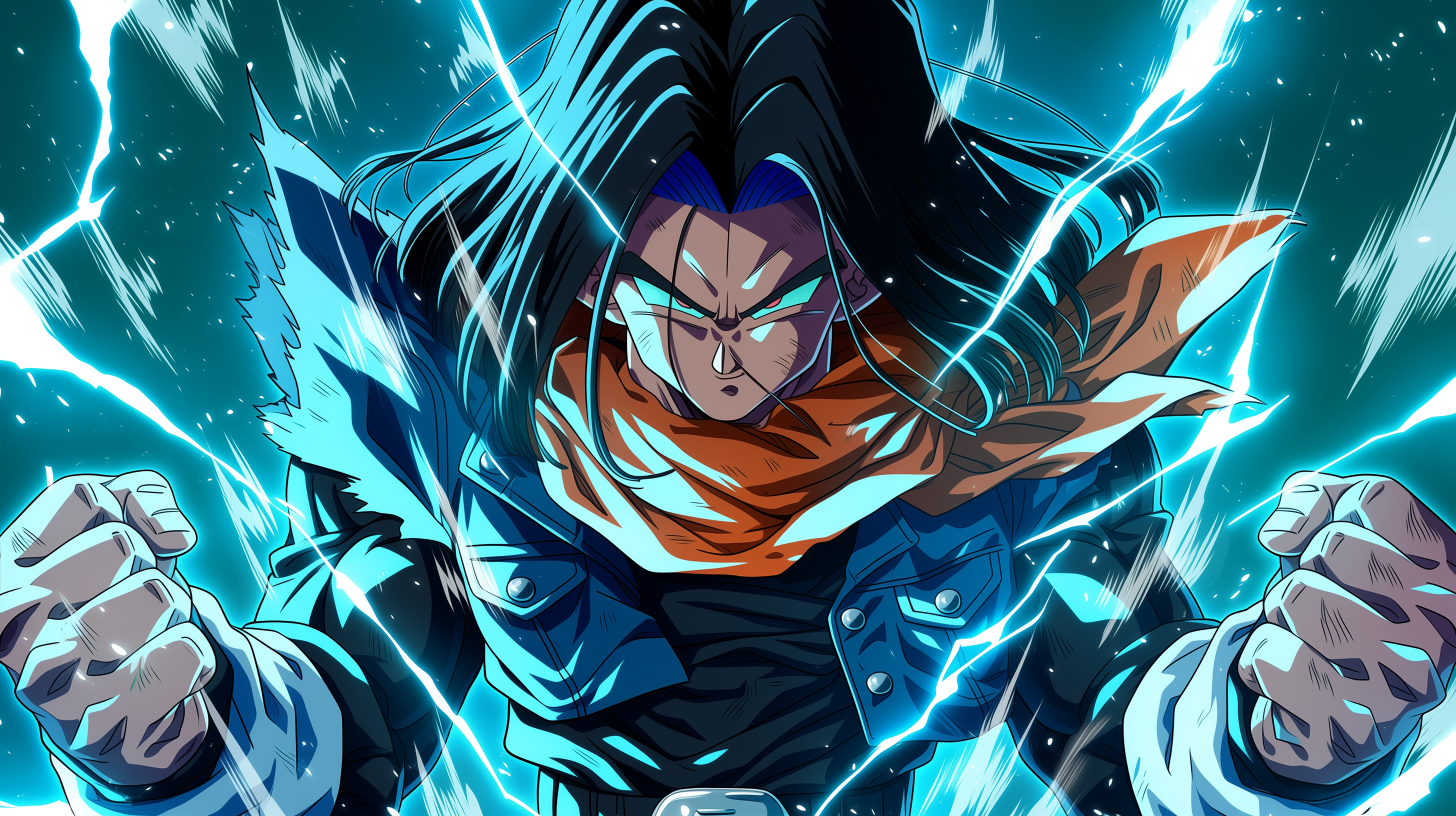 fond d'écran Android 17 16:9 4k téléchargement gratuit