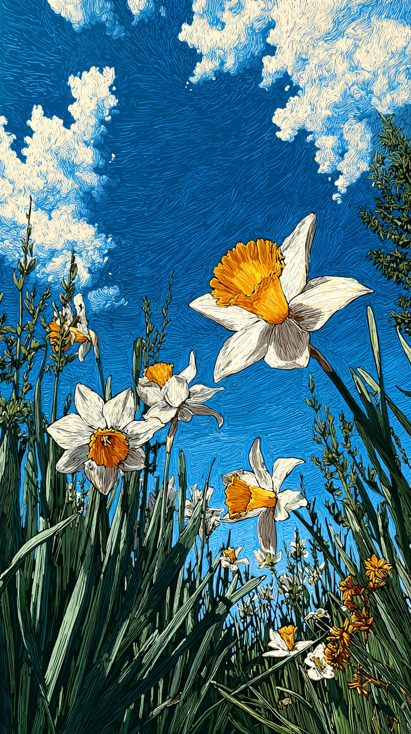 fond d'écran Narcissus tazetta sans filigrane pour téléphone portable samsung gratuit