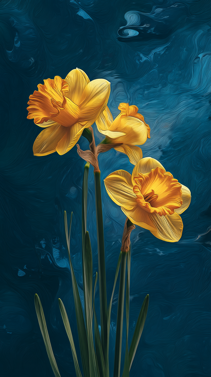 fond d'écran Narcissus tazetta téléphone 4k gratuit