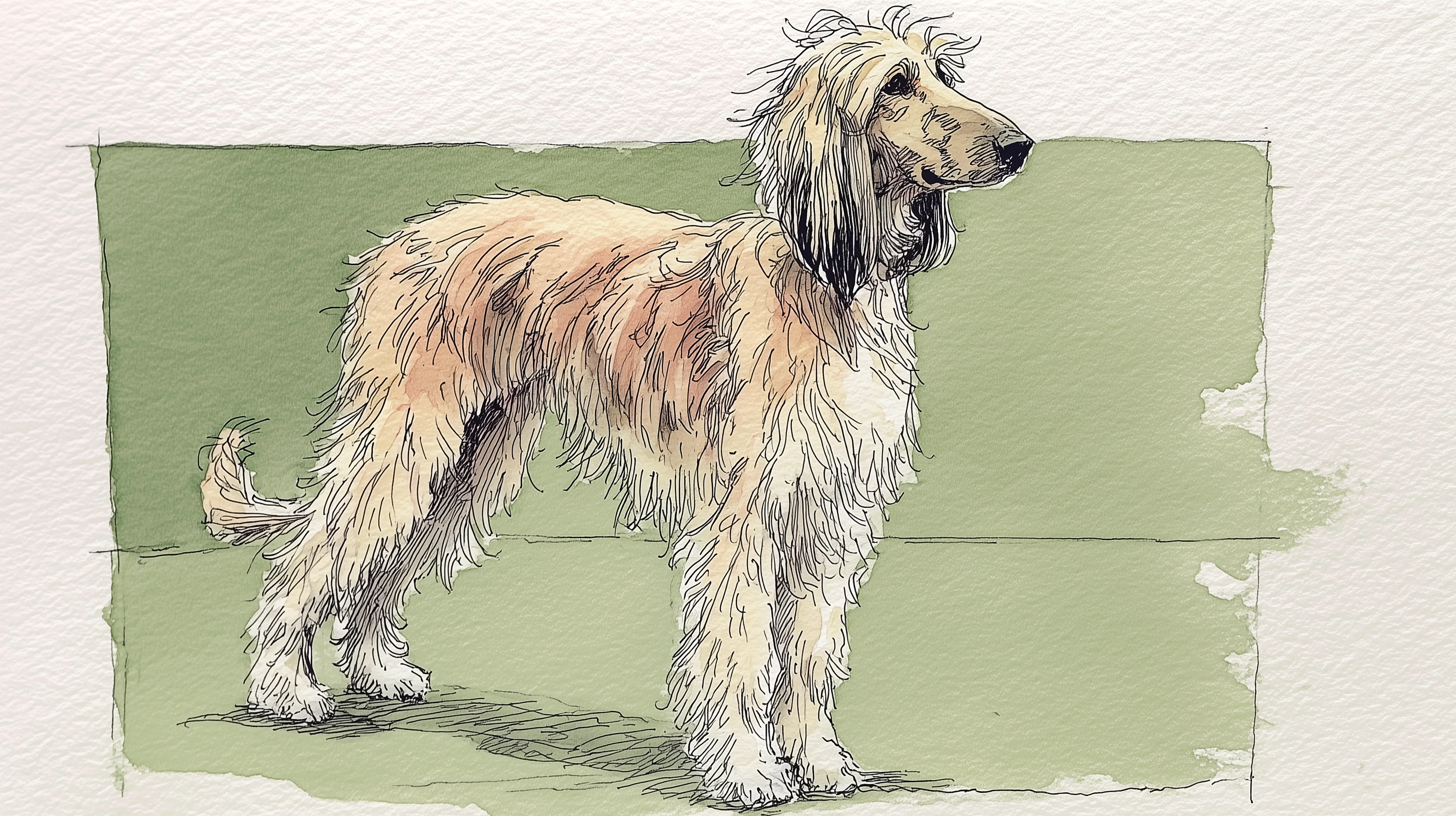 fond d'écran Lévrier afghan 5k téléchargement gratuit