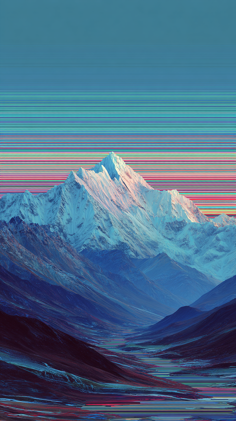 fond d'écran glitch pour téléphone gratuit