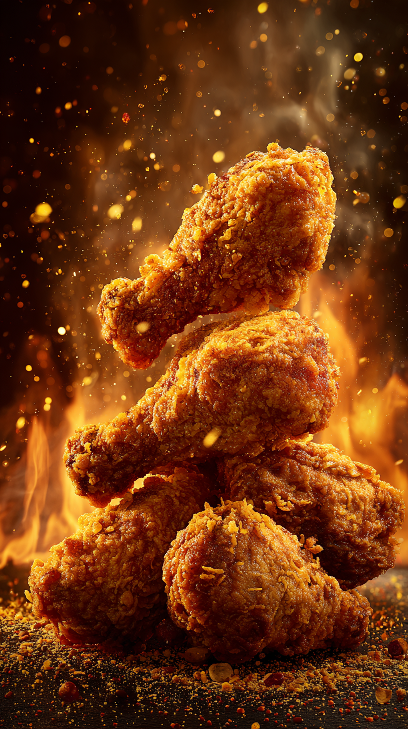 fond d'écran Poulet frit gratuit pour téléphone portable télécharger haute qualité