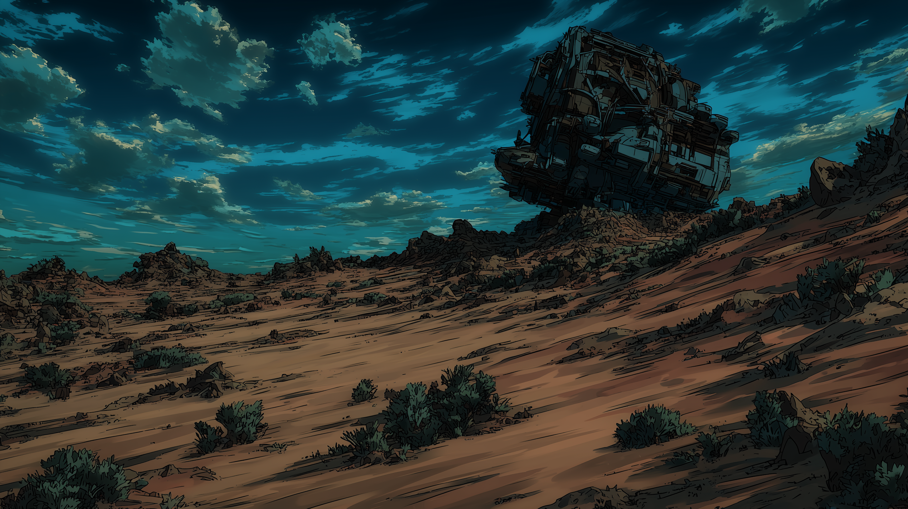 fond d'écran Terre en friche hp windows 10 téléchargement gratuit