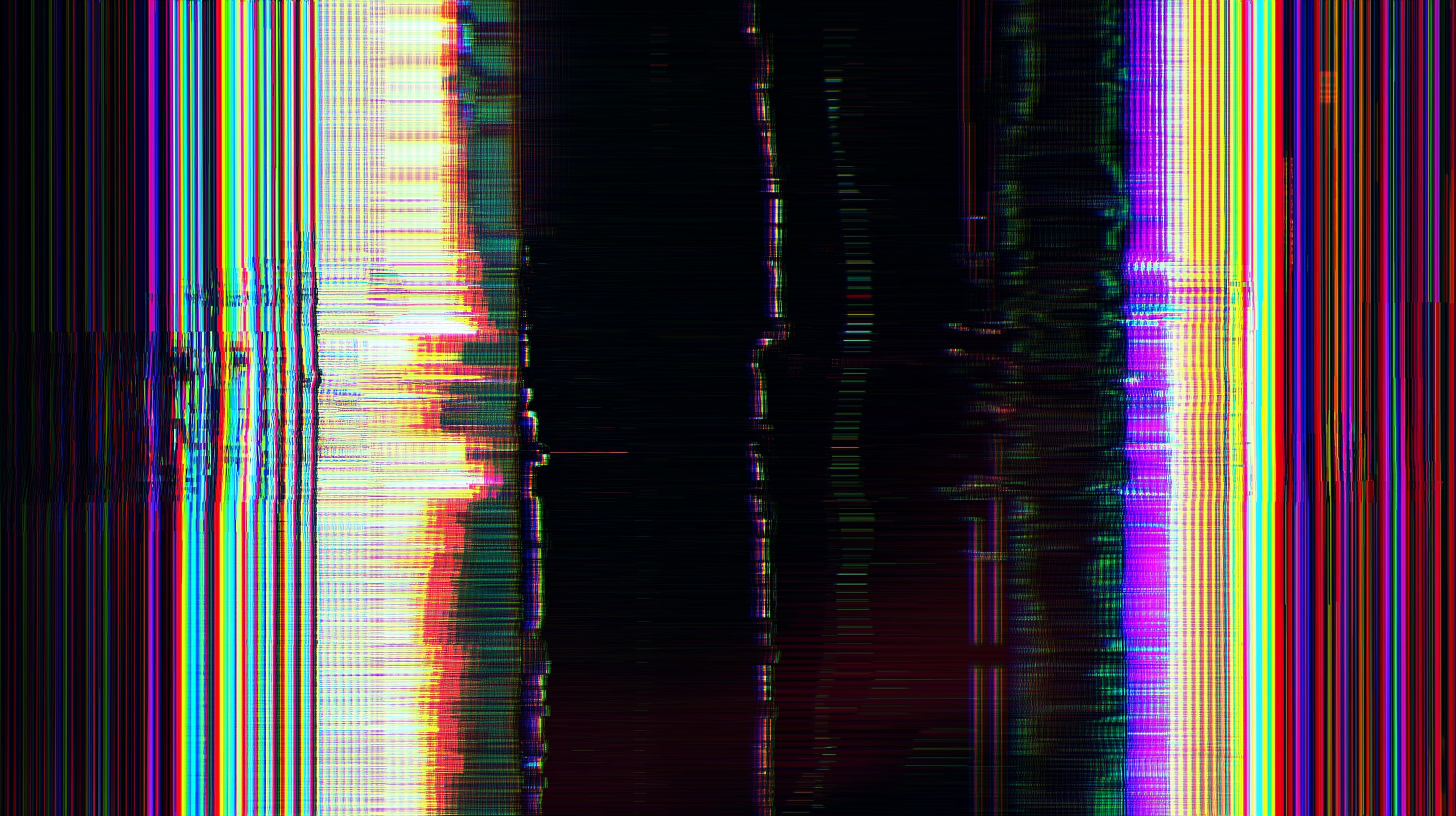 fond d'écran glitch 3840 x 1080 téléchargement gratuit