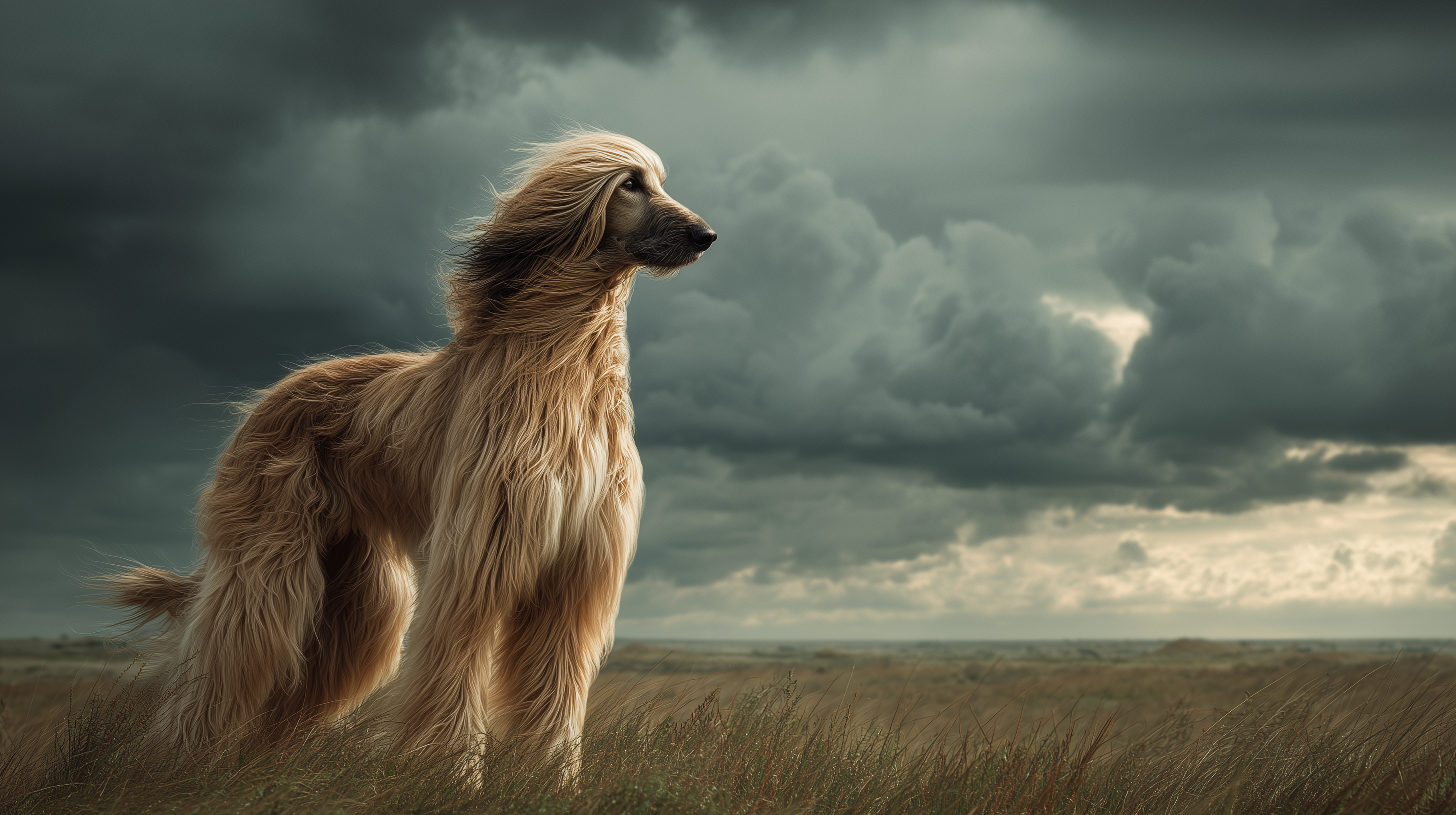 fond d'écran Lévrier afghan pc 4k ultra hd 1920x1080 téléchargement gratuit