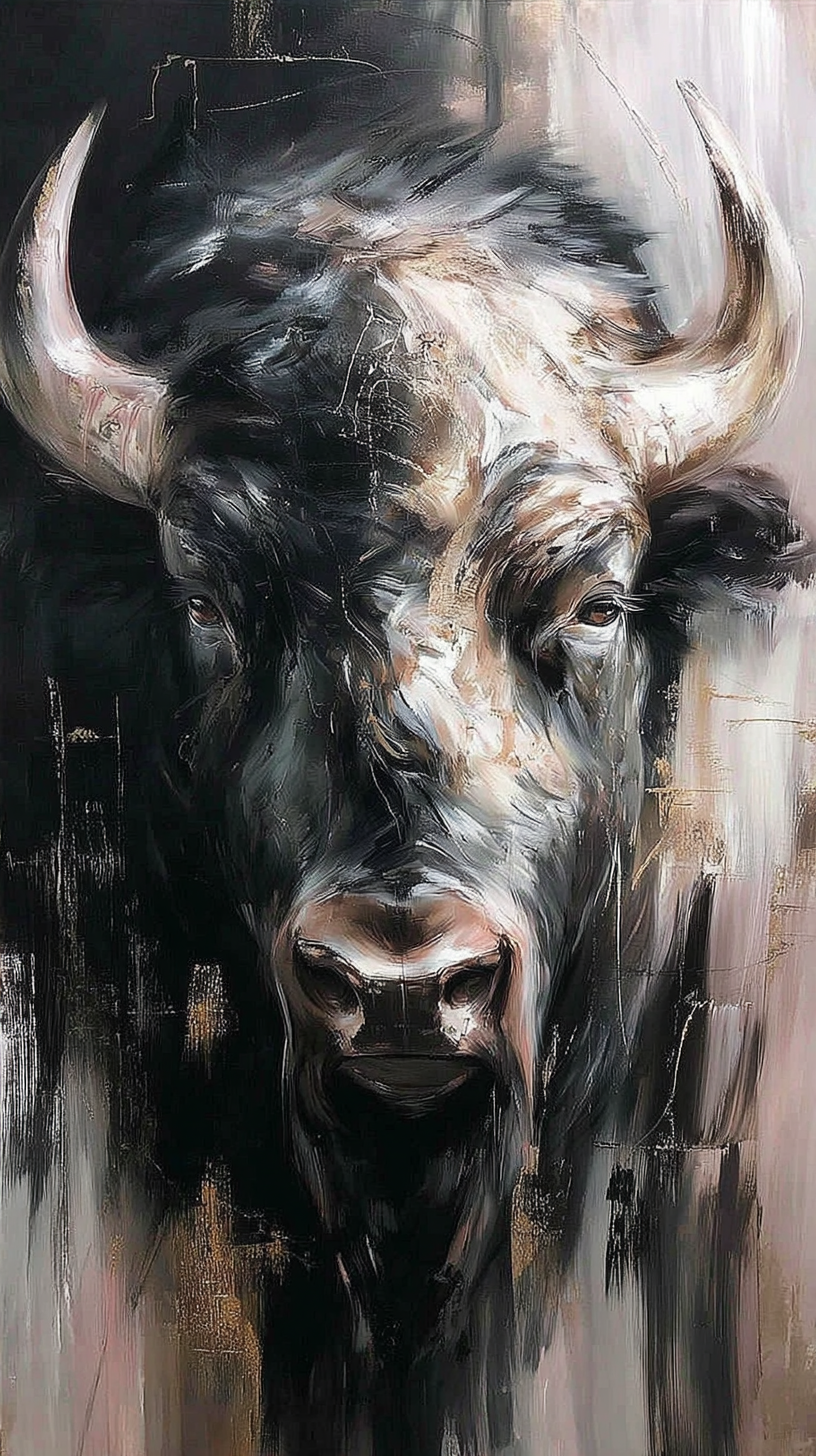 fond d'écran Bison iphone 14 gratuit