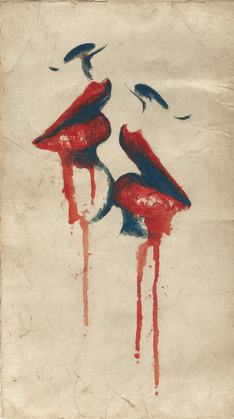 fond d'écran marques de baiser de téléphone télécharger gratuit